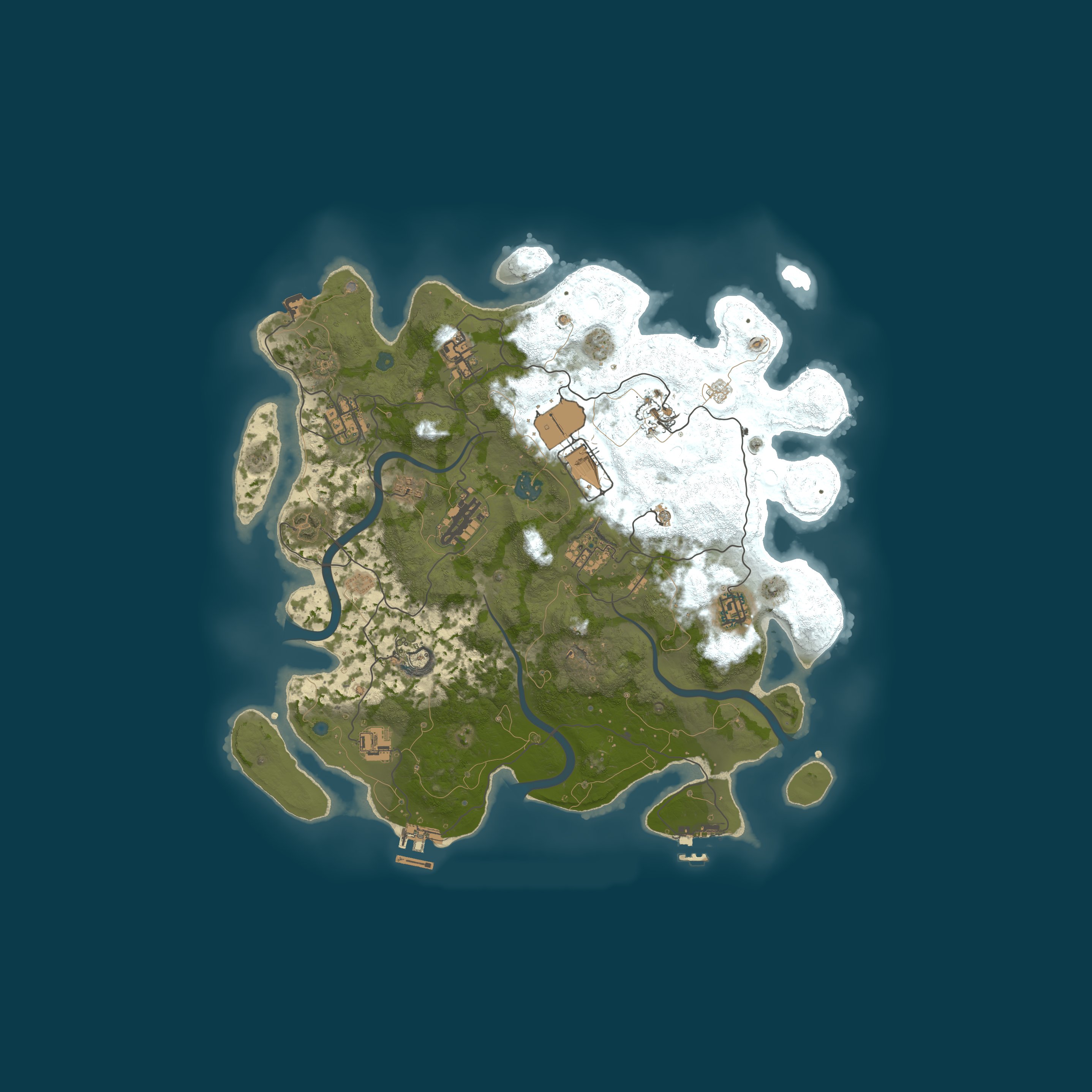 Map for Русский ПВЕ Раст Сервер X1-X6