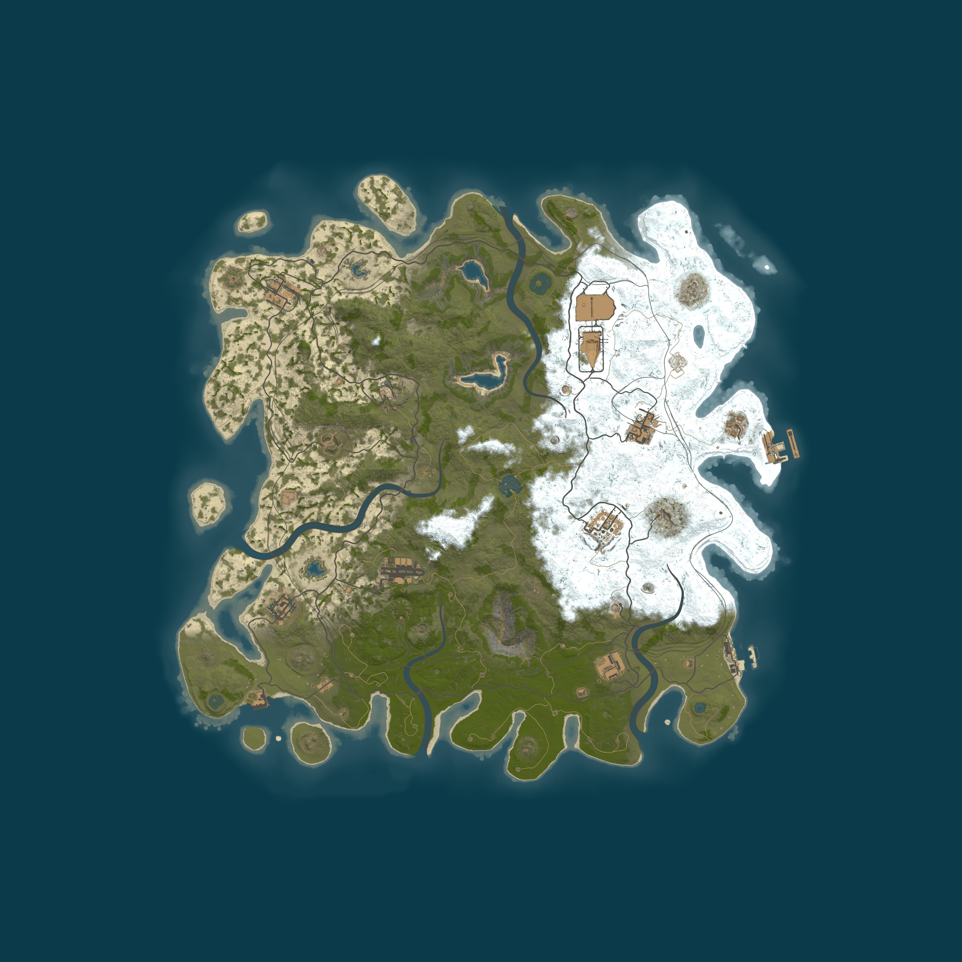 Map for #2[烂番茄公益] - PVP | 原倍 | 月清蓝图 | 仿官