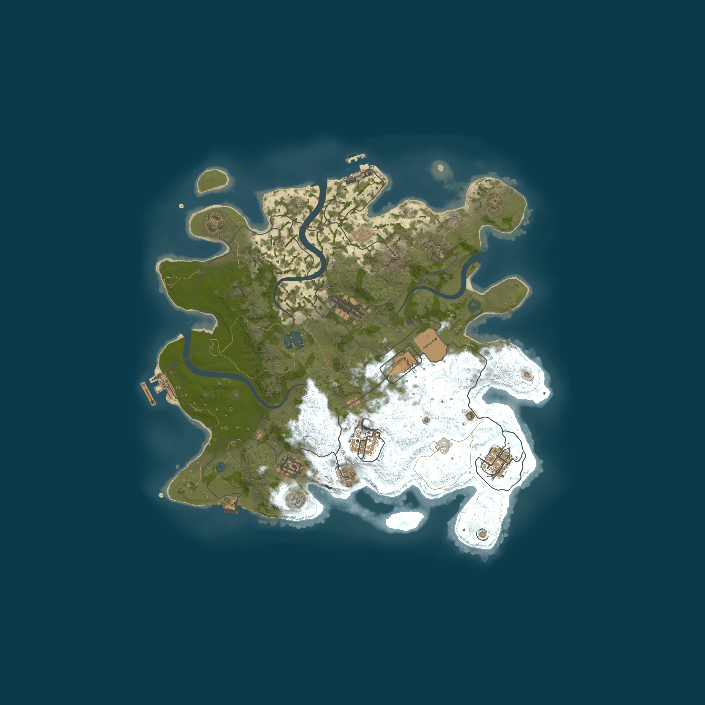 Map for [AU] BOOTYRUST BRISBANE 10X|PVP|CLANS|NO BP's