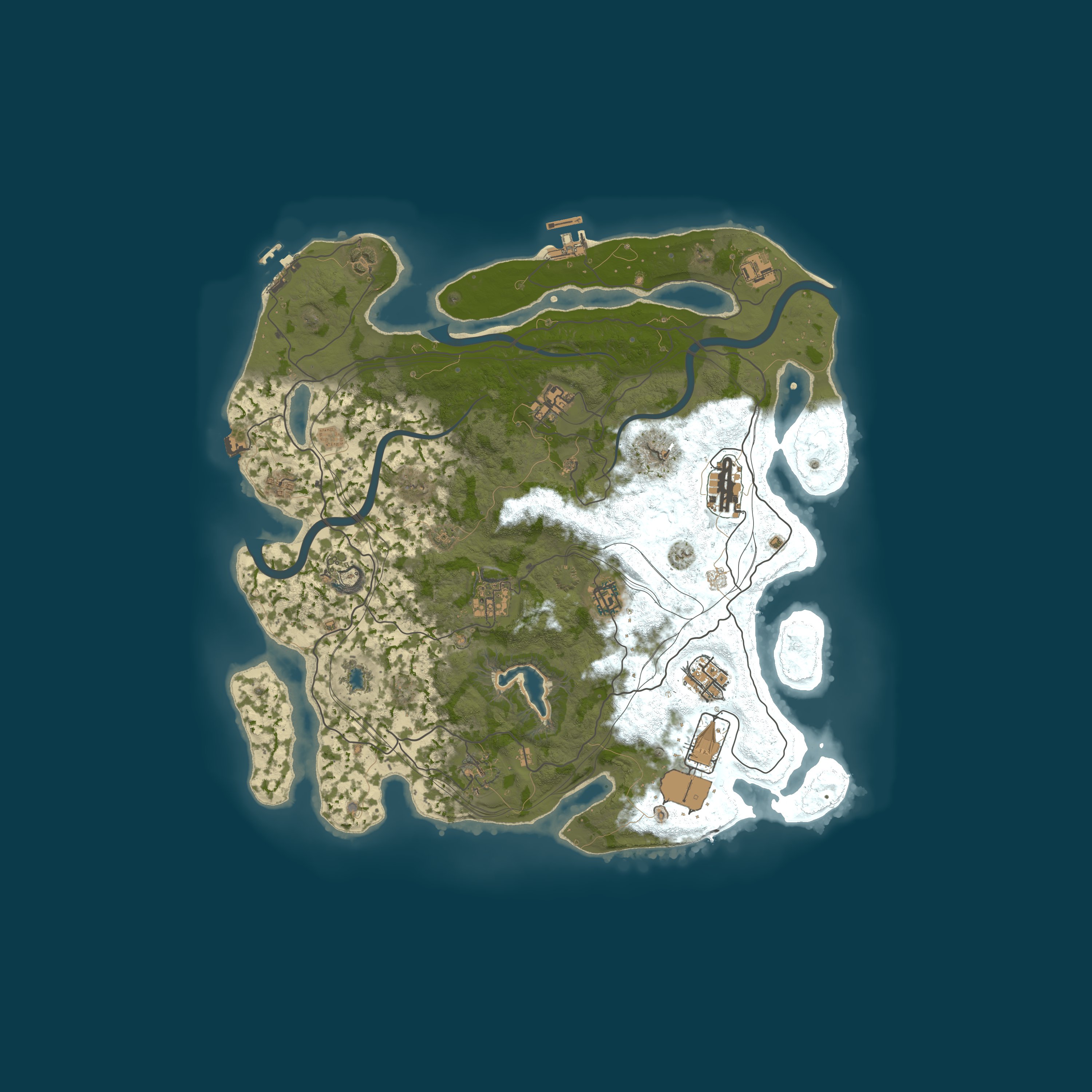Custom Map, size 4000, seed 50000