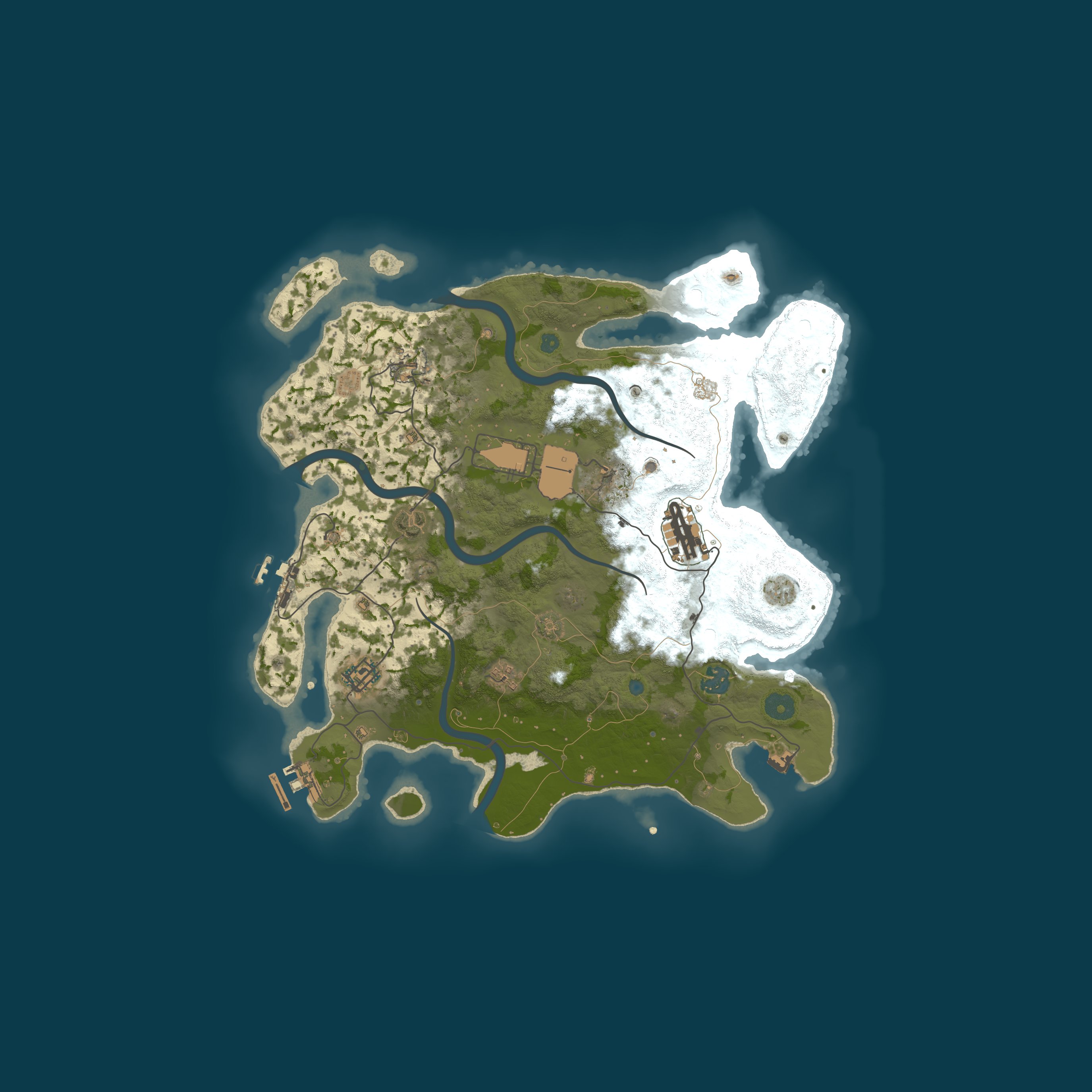 Map for GRINCH RUST - х1000 [ KITS | LOOT+ | CLANS | 1000x ] WIPE 17.0