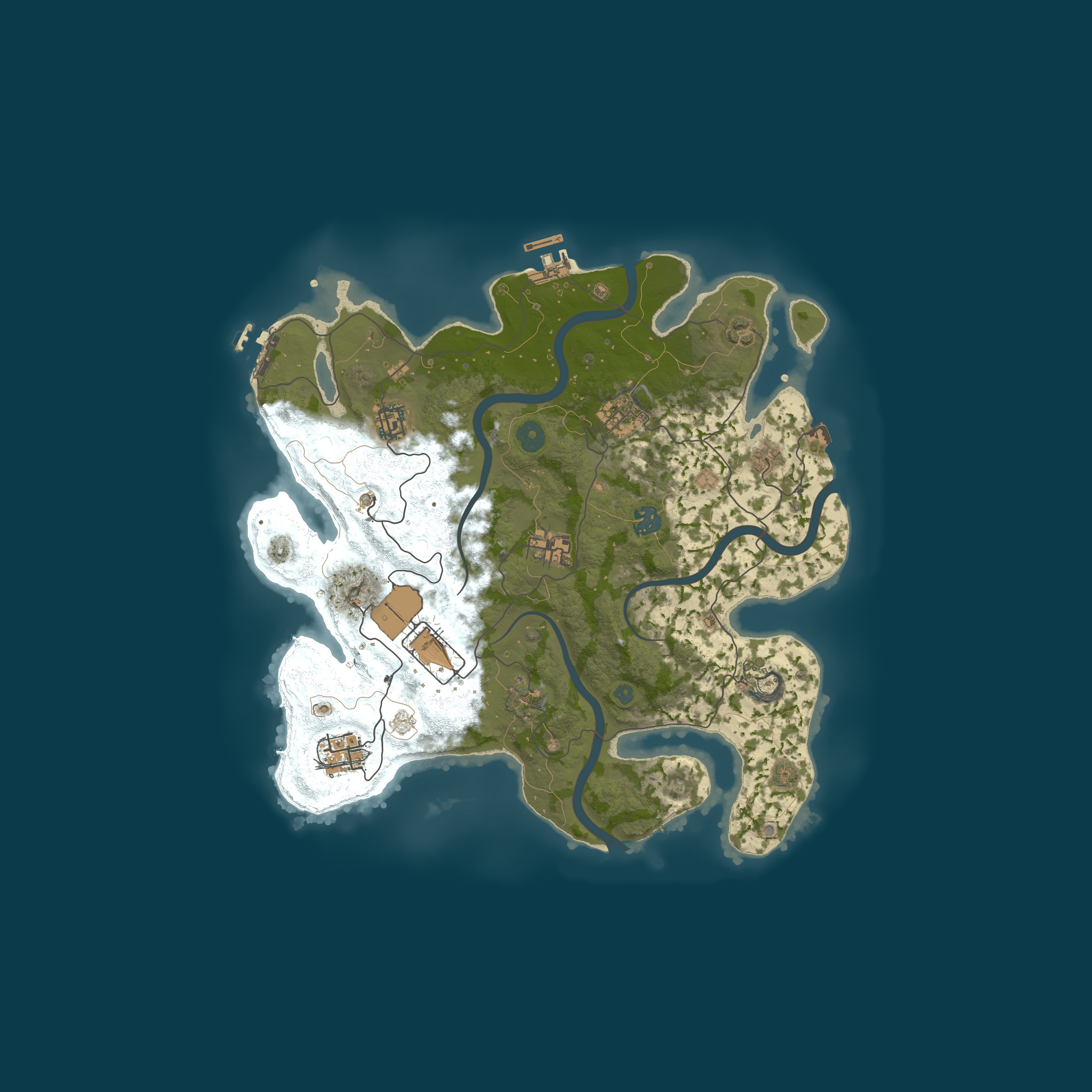 Map for GangWars[X5|MAX5|Clans|Mymini|Trade|SkyBase|Remove|TP|Convoy|Rb