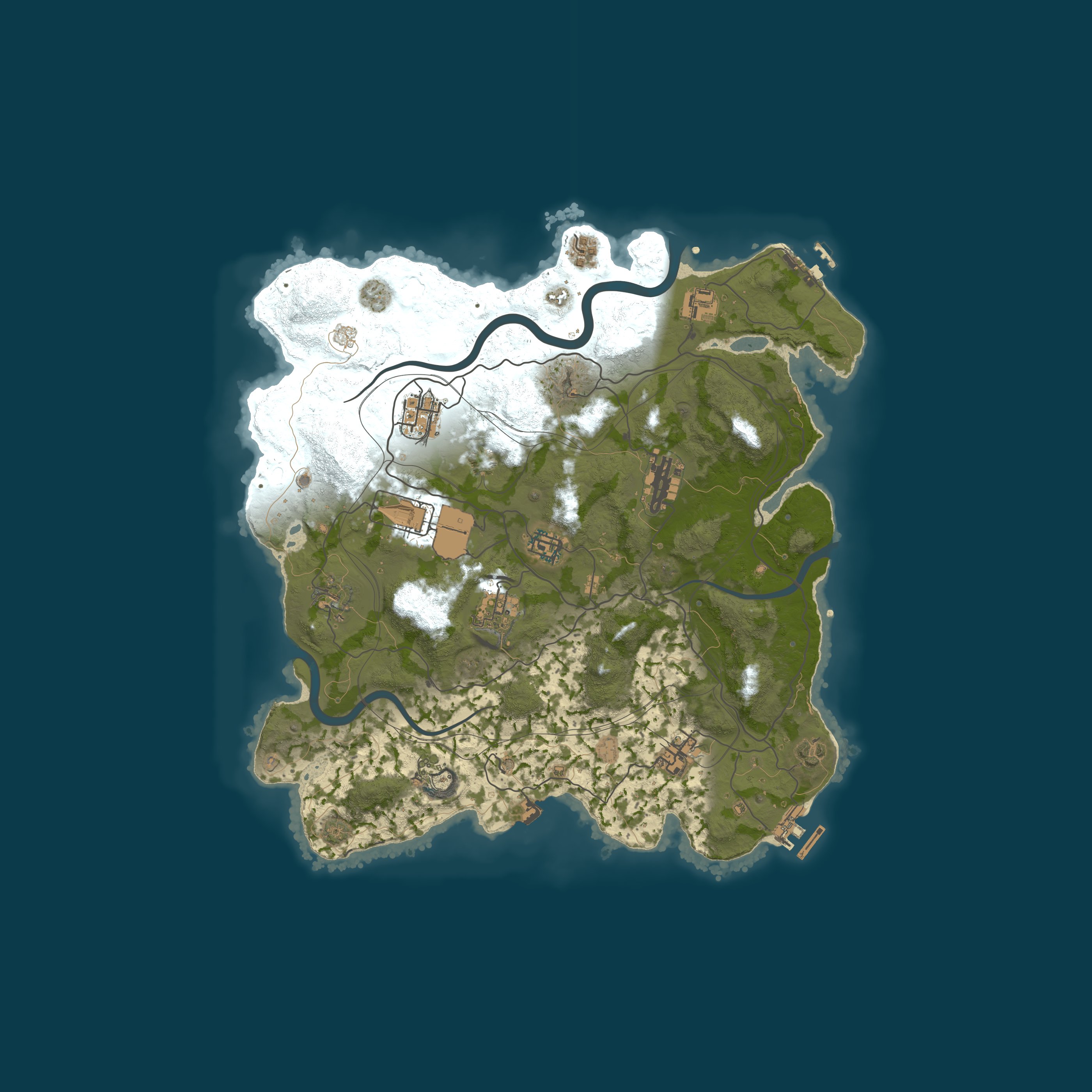 Rust map 3600/1337