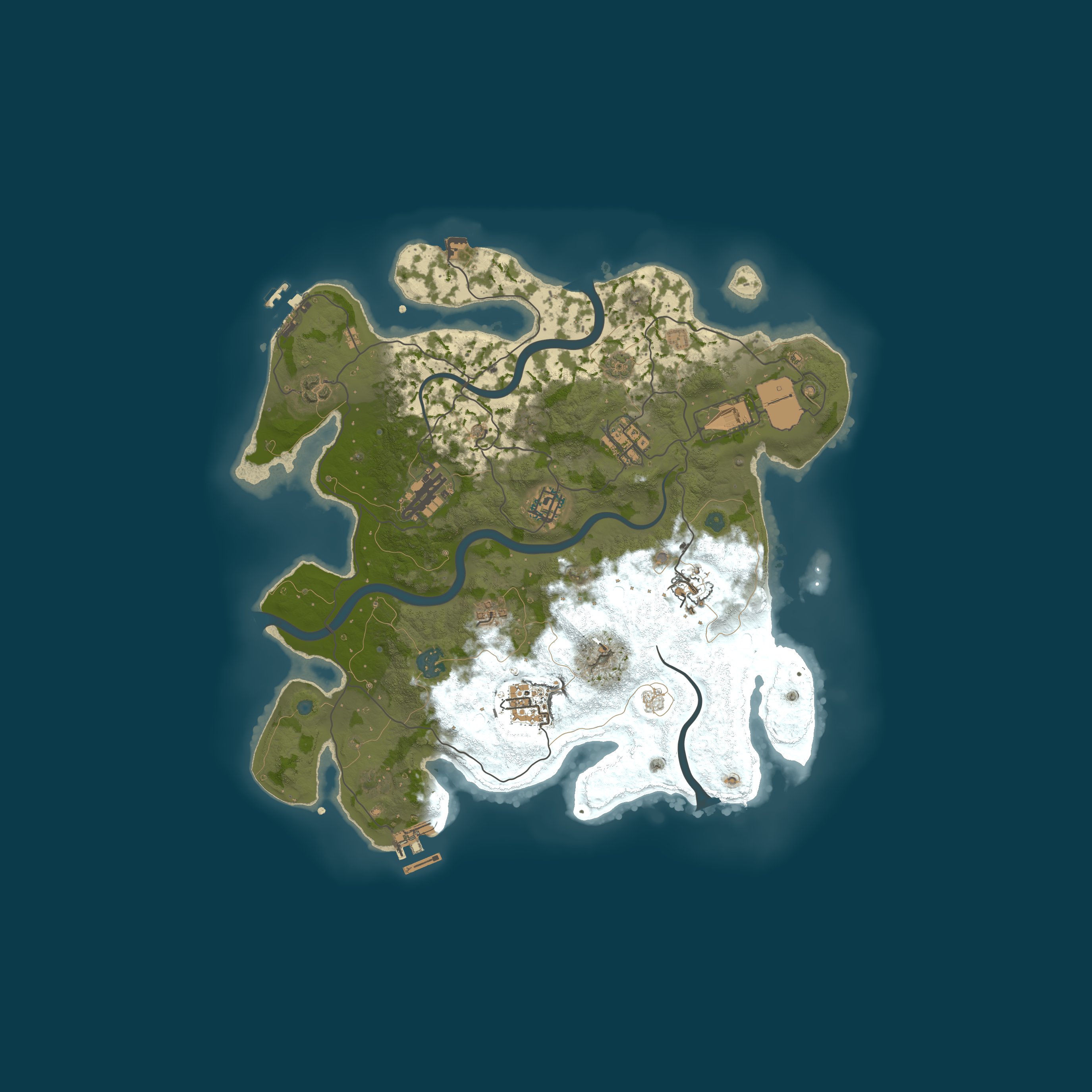 Map for [EU] Rust-France - SOLO ONLY | FULLWIPED 13/05 13.05
