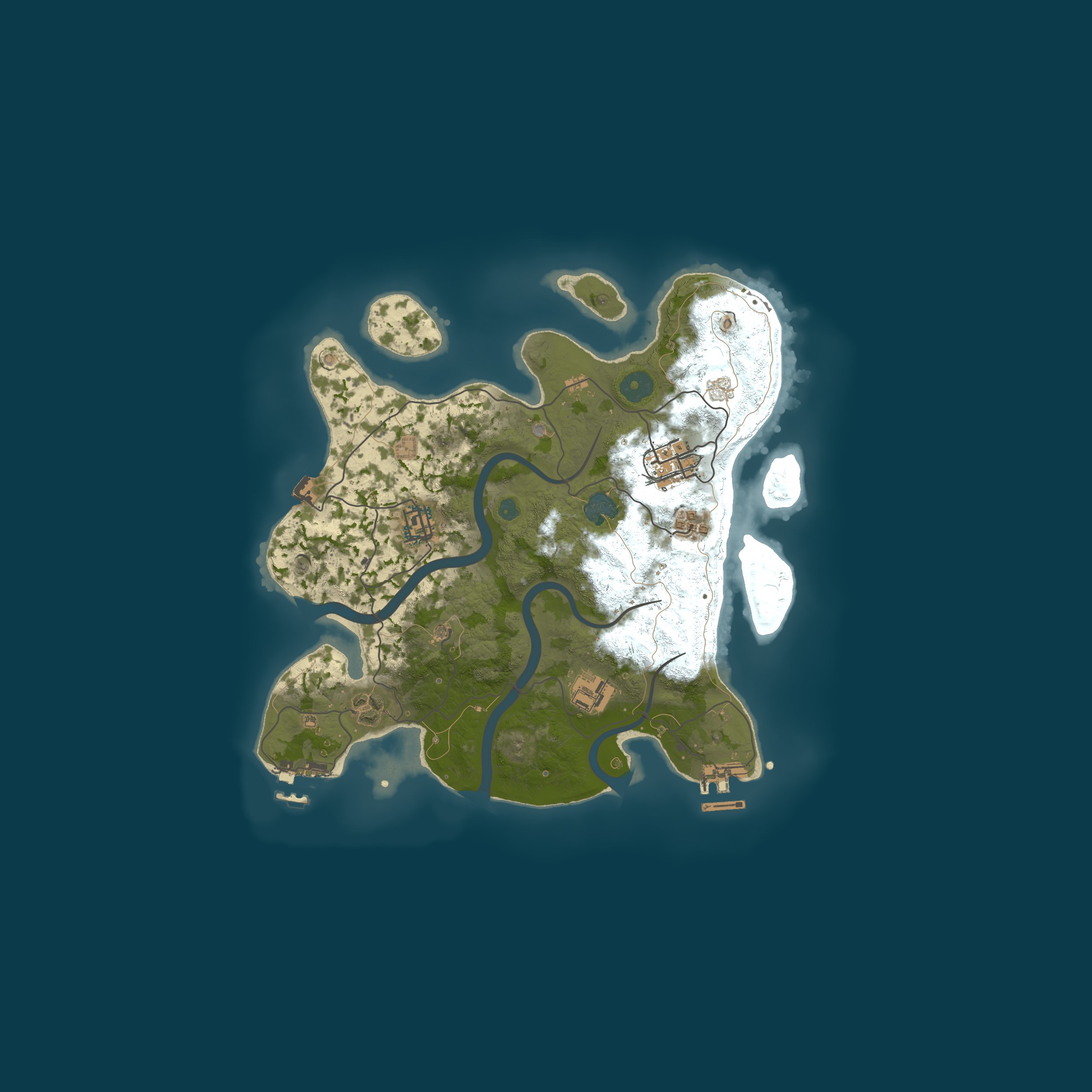 Map for A Shockbyte x Discord Production Rust Server