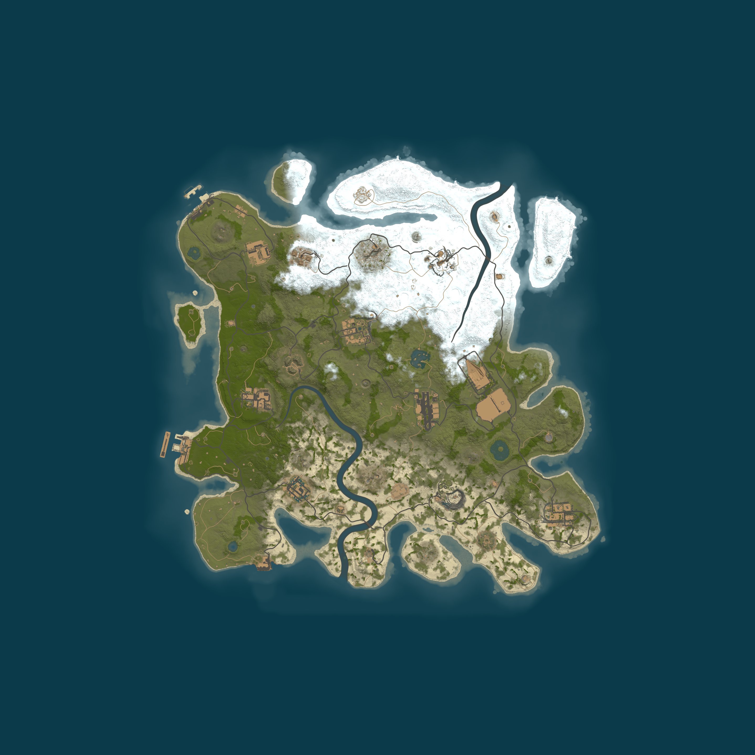 Procedural Map, size 3750, seed 1281694561
