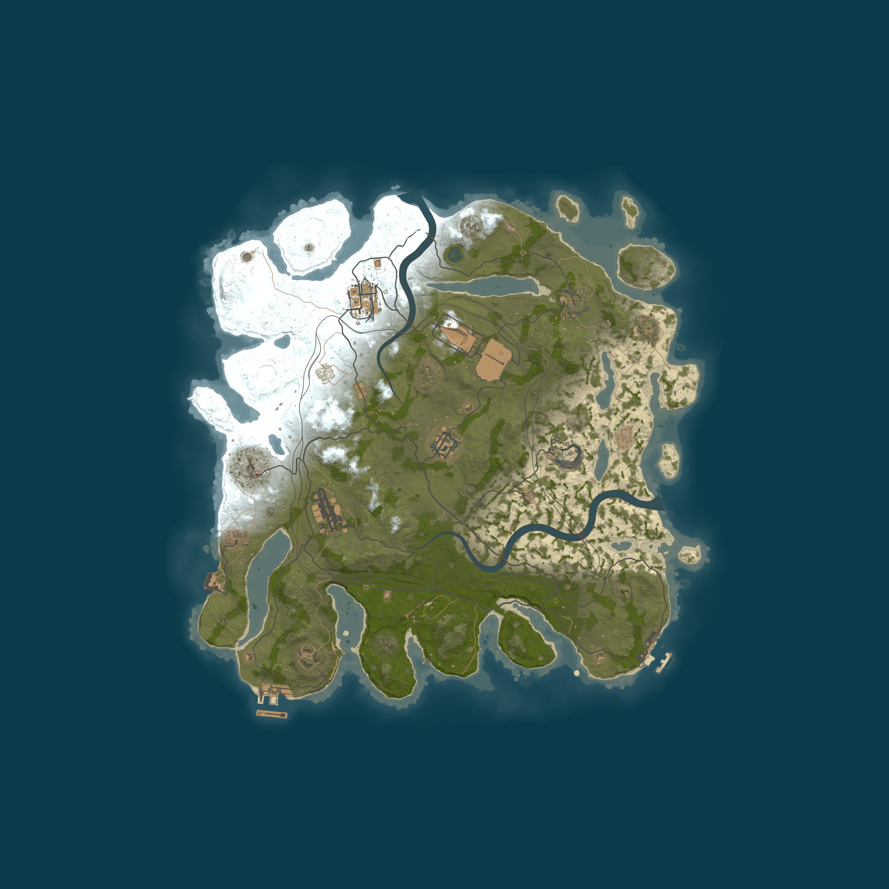 Map for Rusticity Battlefield 100X [Kits/Shop/Loot+/Loadouts/Stats]