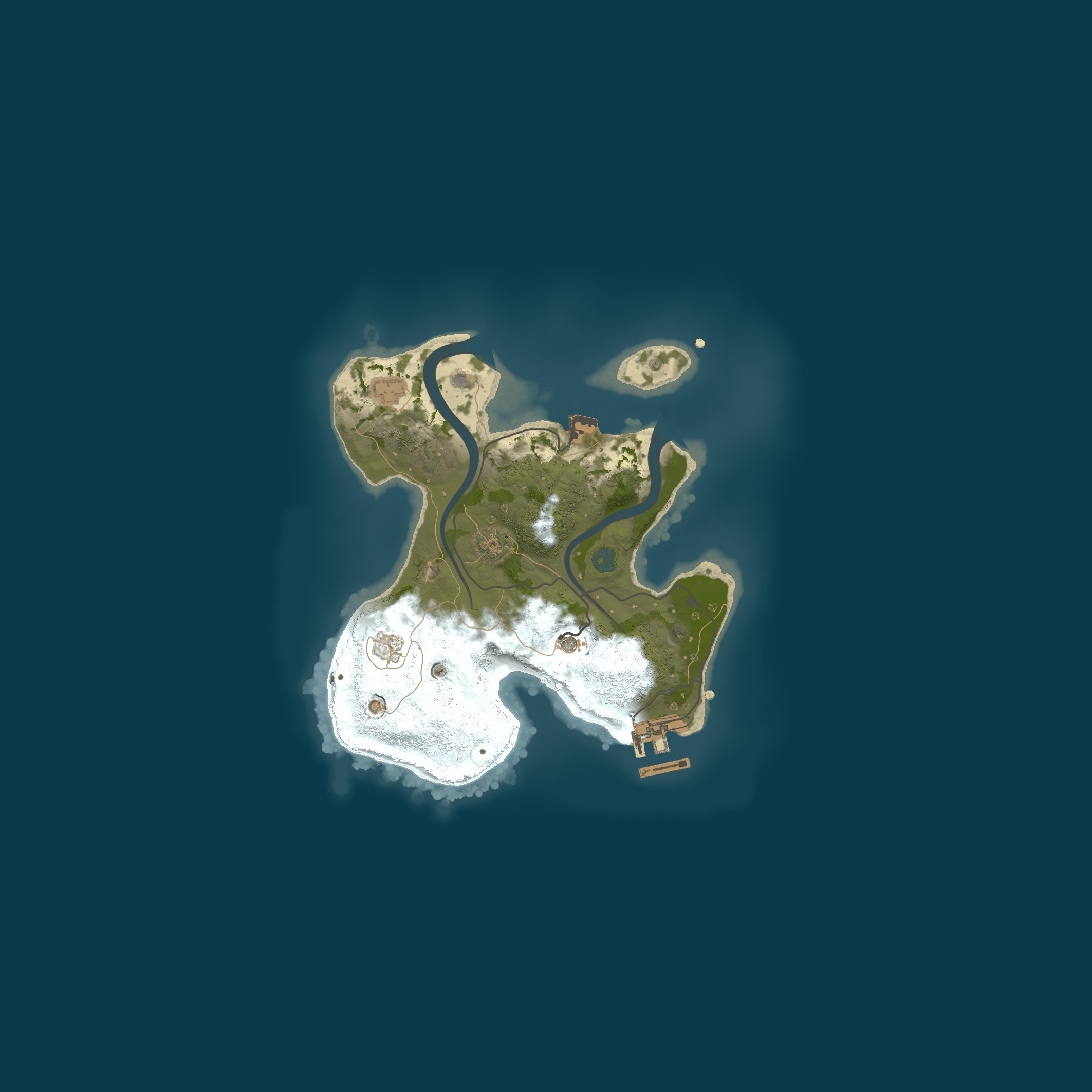 Map for Pine Hosting - Rust Server