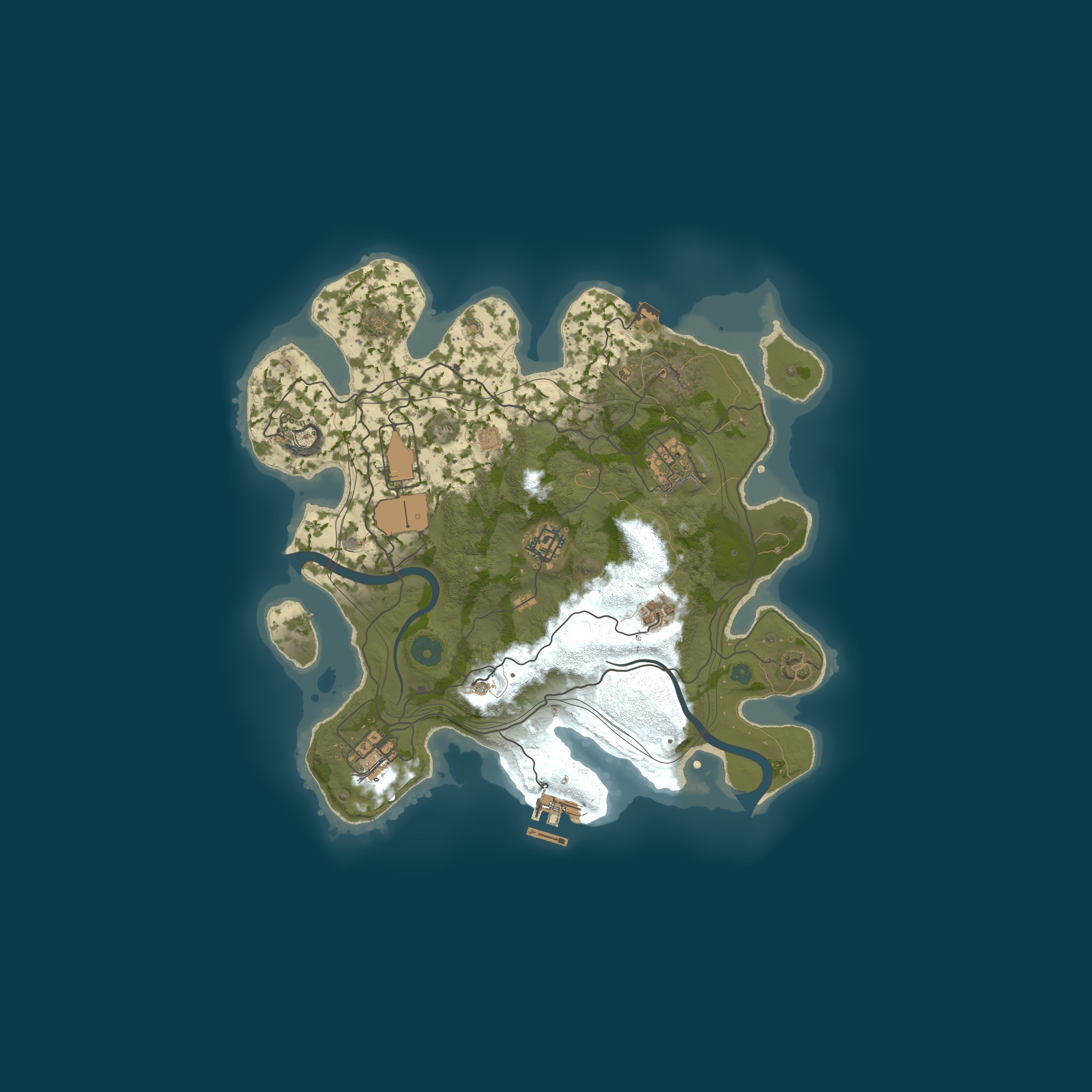 Map for Rust Reforged 2X - Solo/Duo/Trio