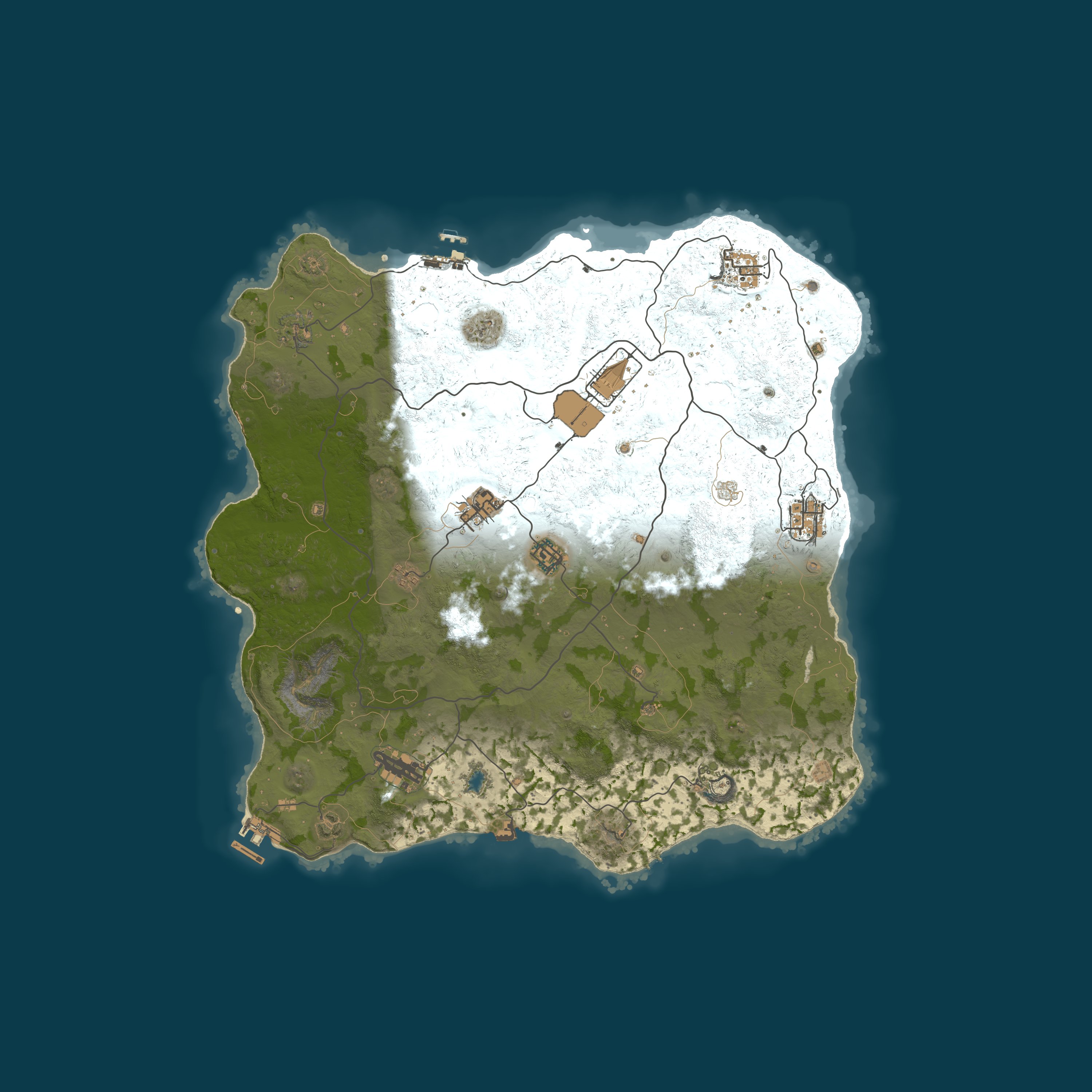 Map for [AU] kRAkEN's DEN 10x - |PvP| Wiped 22/5