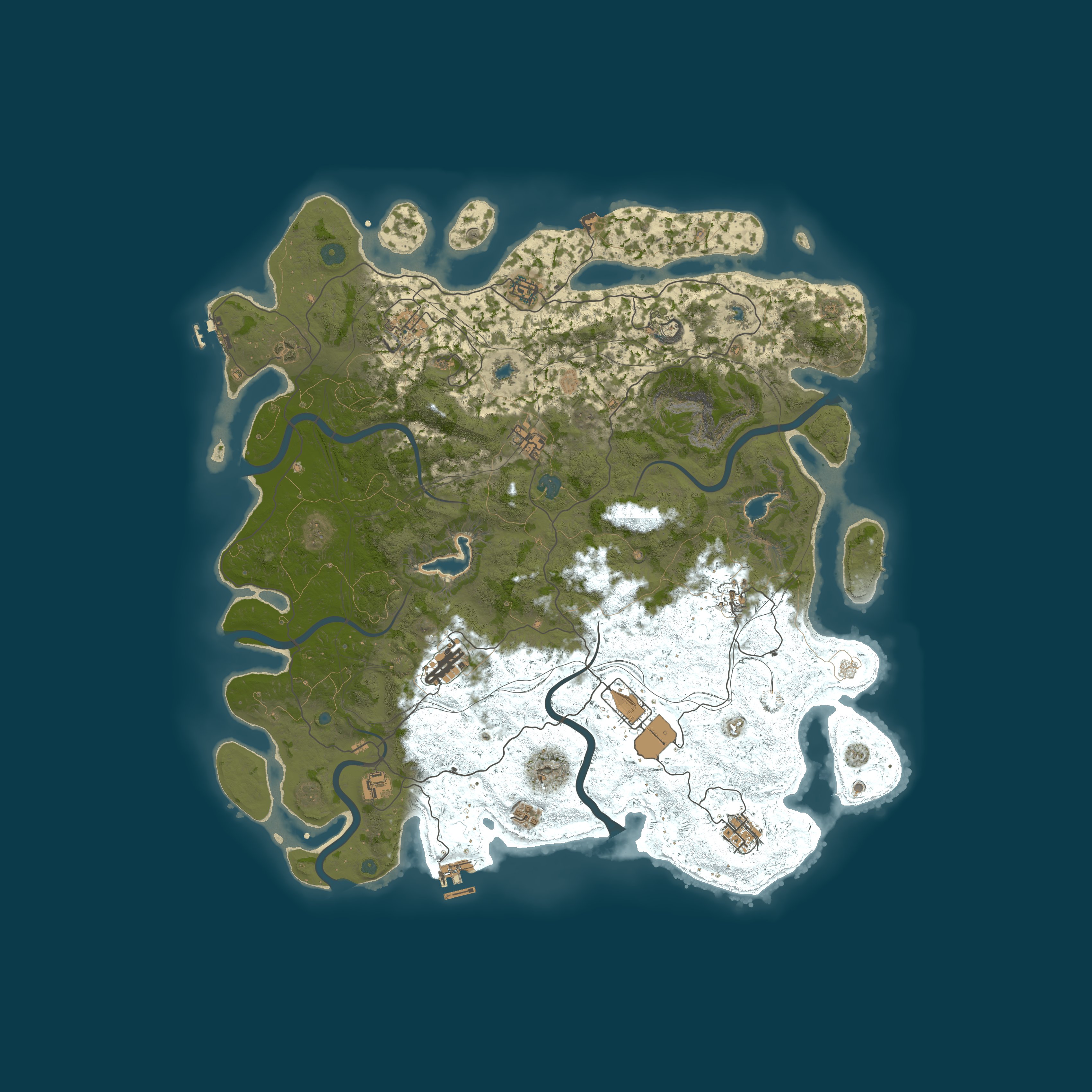 Procedural Map, size 4800, seed 952321395