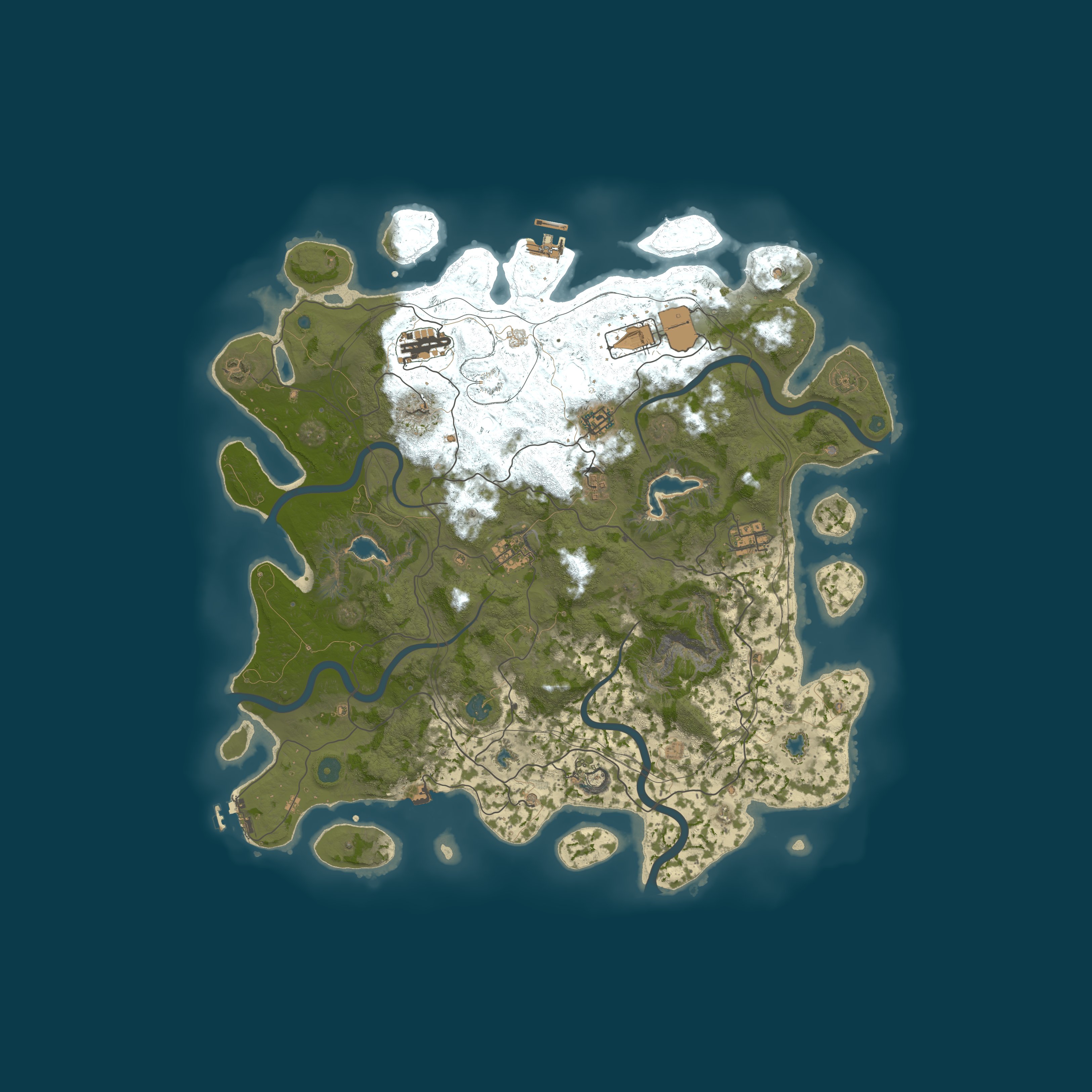 Map for Dershland Rust Modded