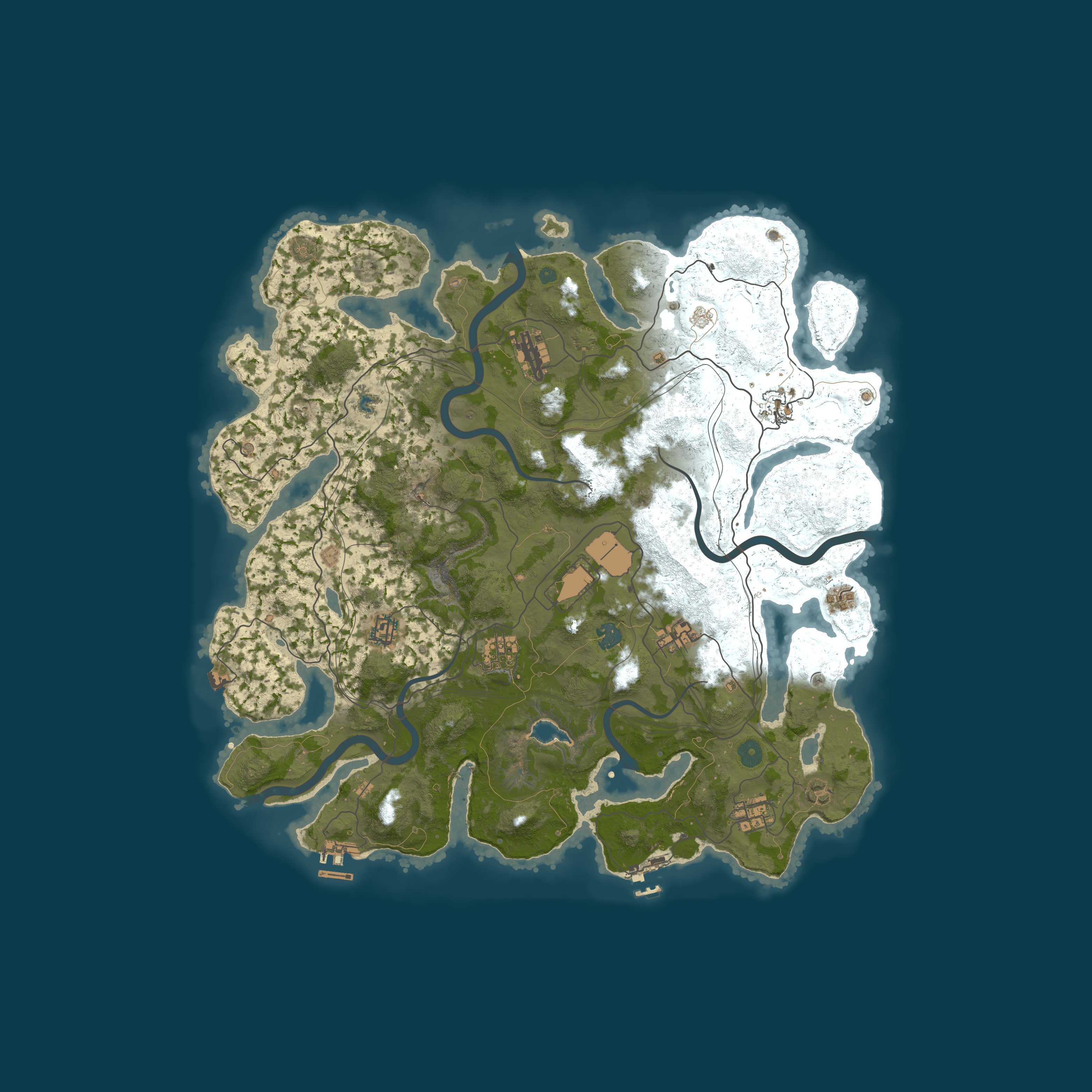Map for Rust4Noobs | Solo/Duo/Trio | Softcore 50% Monthly | No BP Wipe