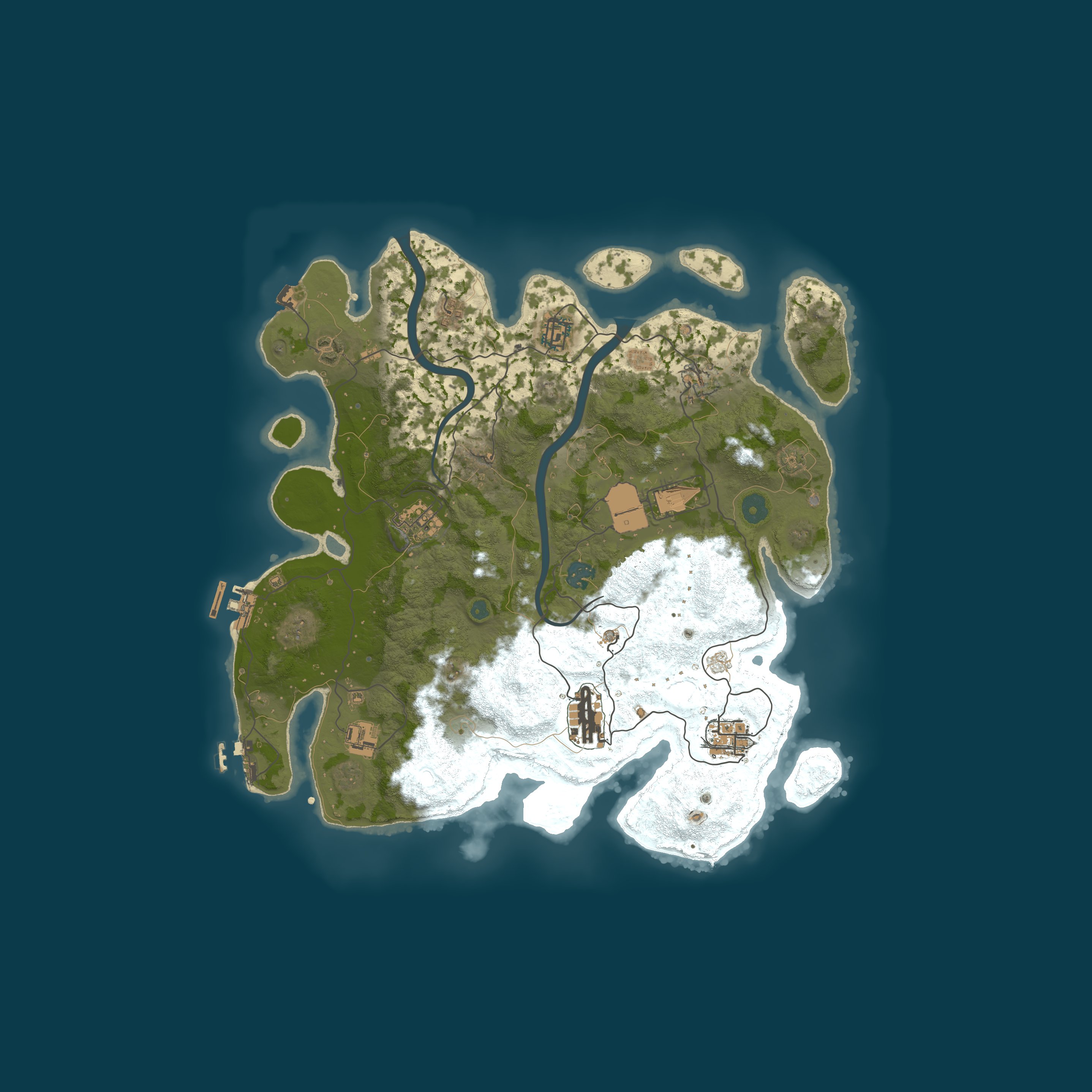 Map for Eden Rust 3X PVE