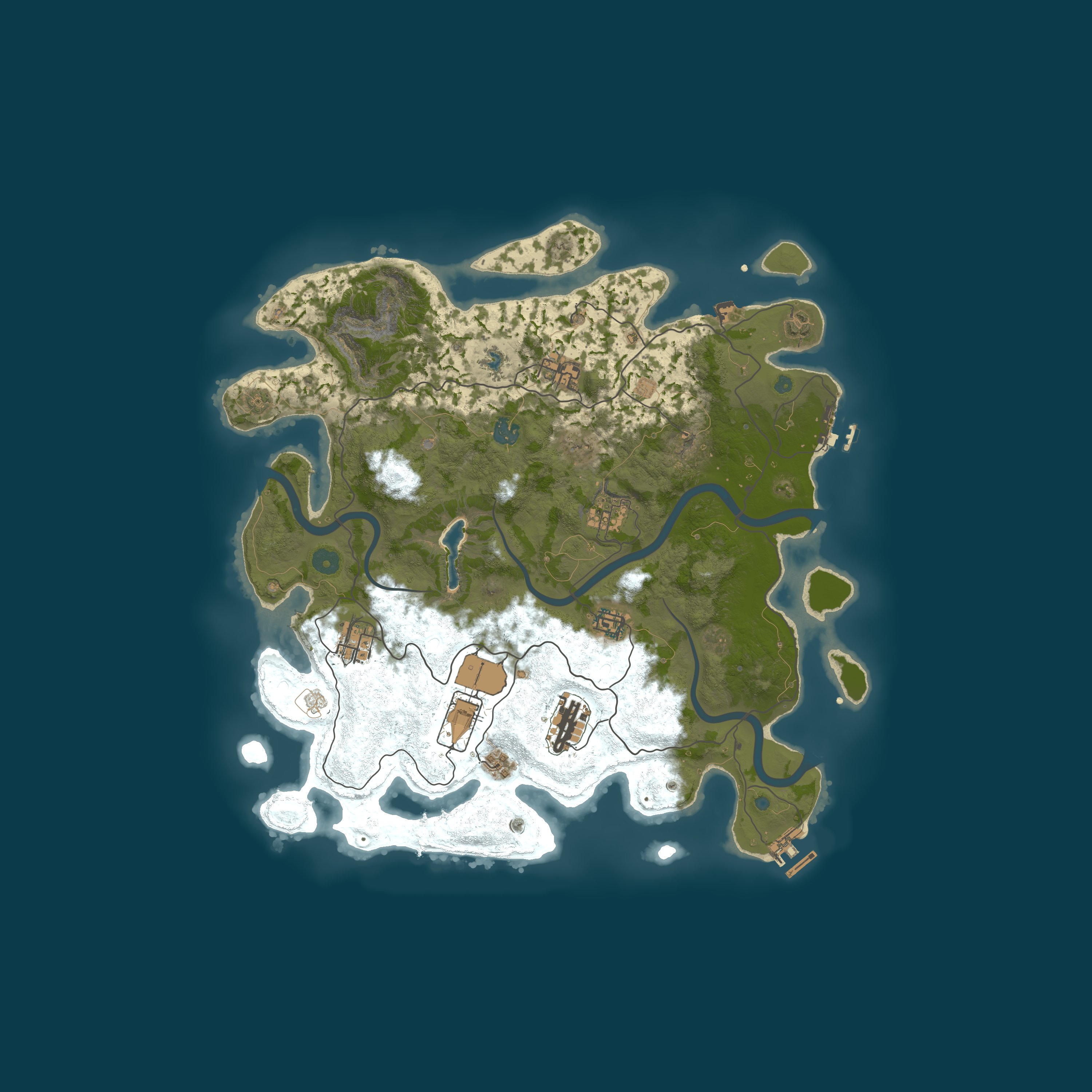 Map for East Coast Super Chill - Solo Duo Trio. No Decay