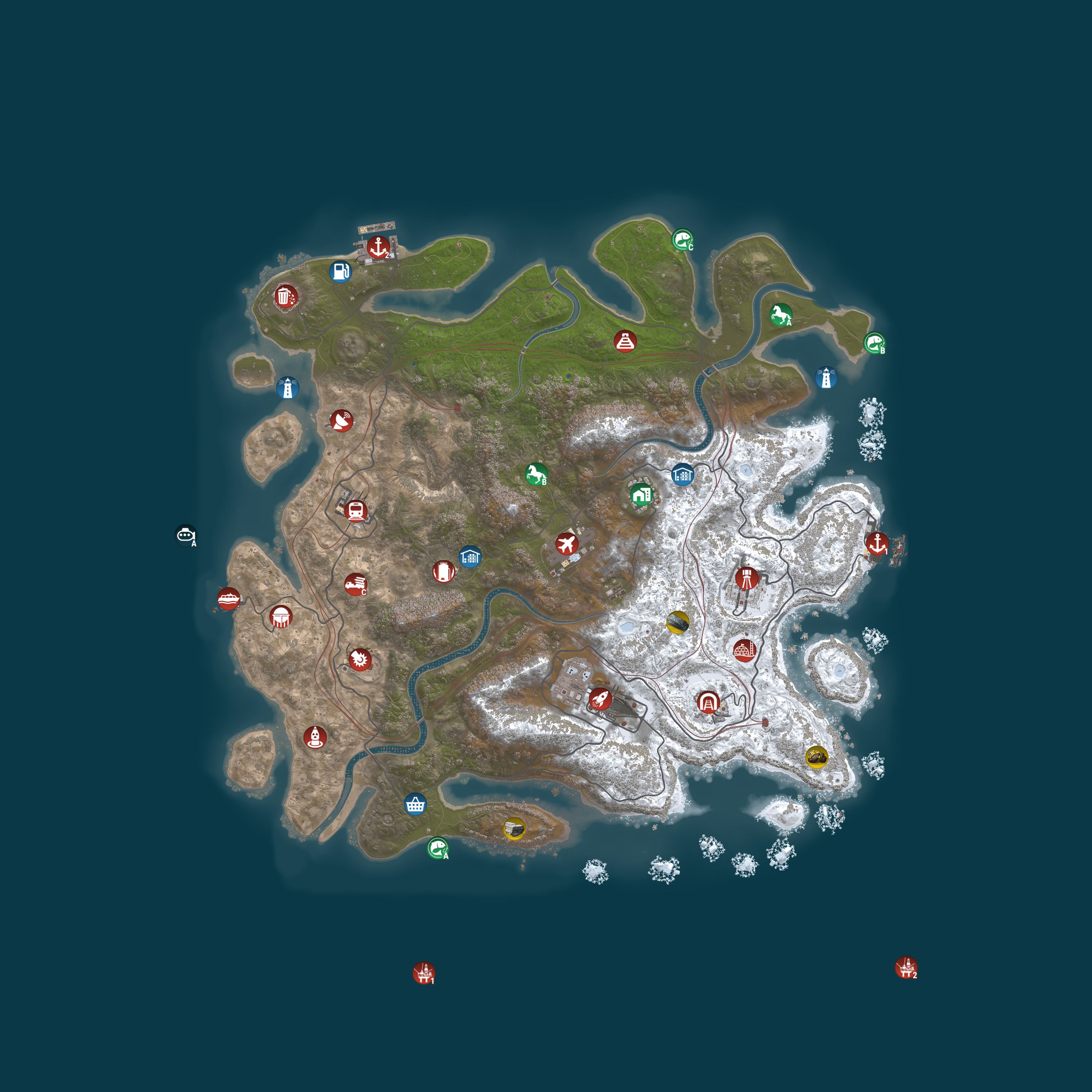 Map for Magic Rust #18 — Vanilla 2x | EU East