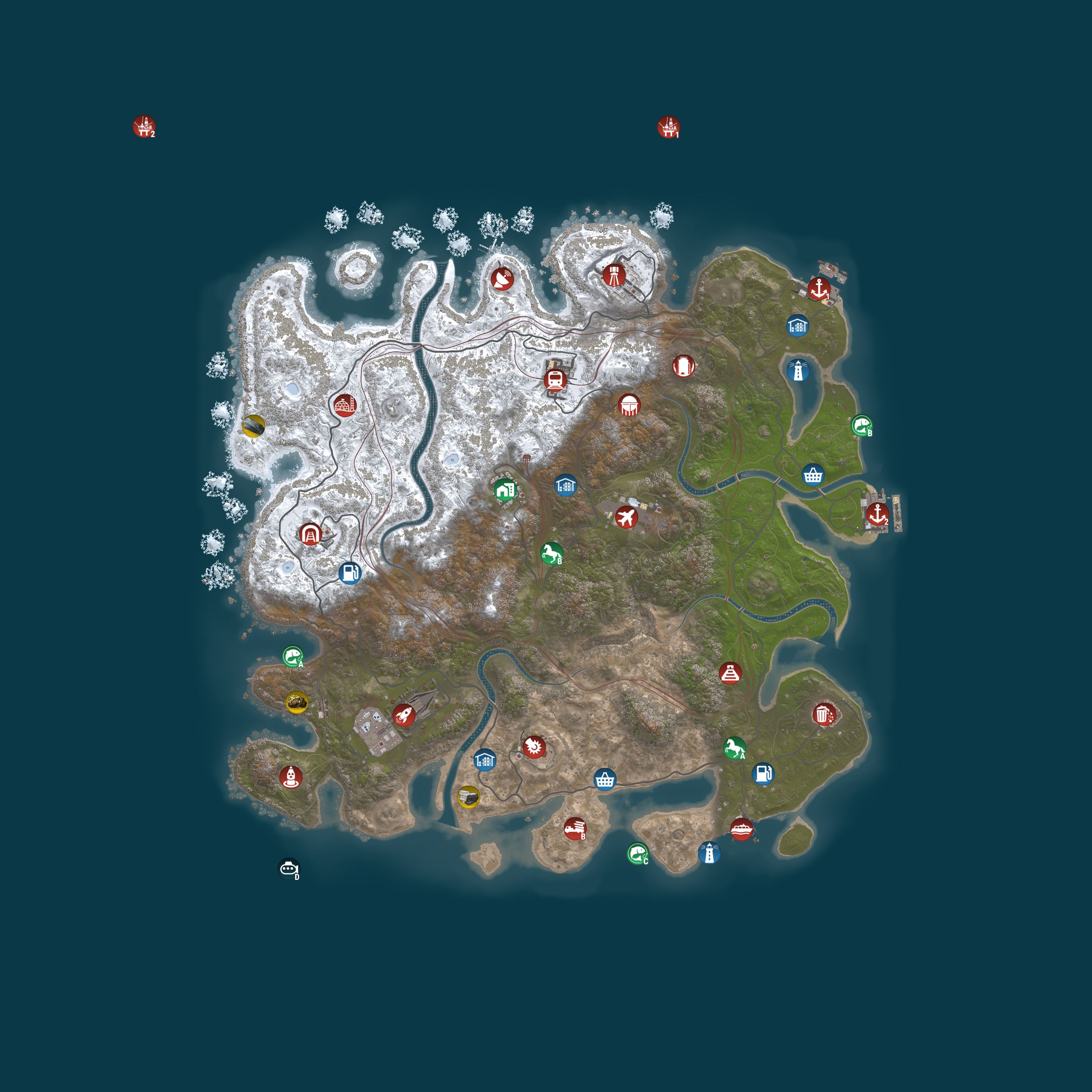 Map for Magic Rust #15 —  Modded 2x (No limit) | Pyccкий