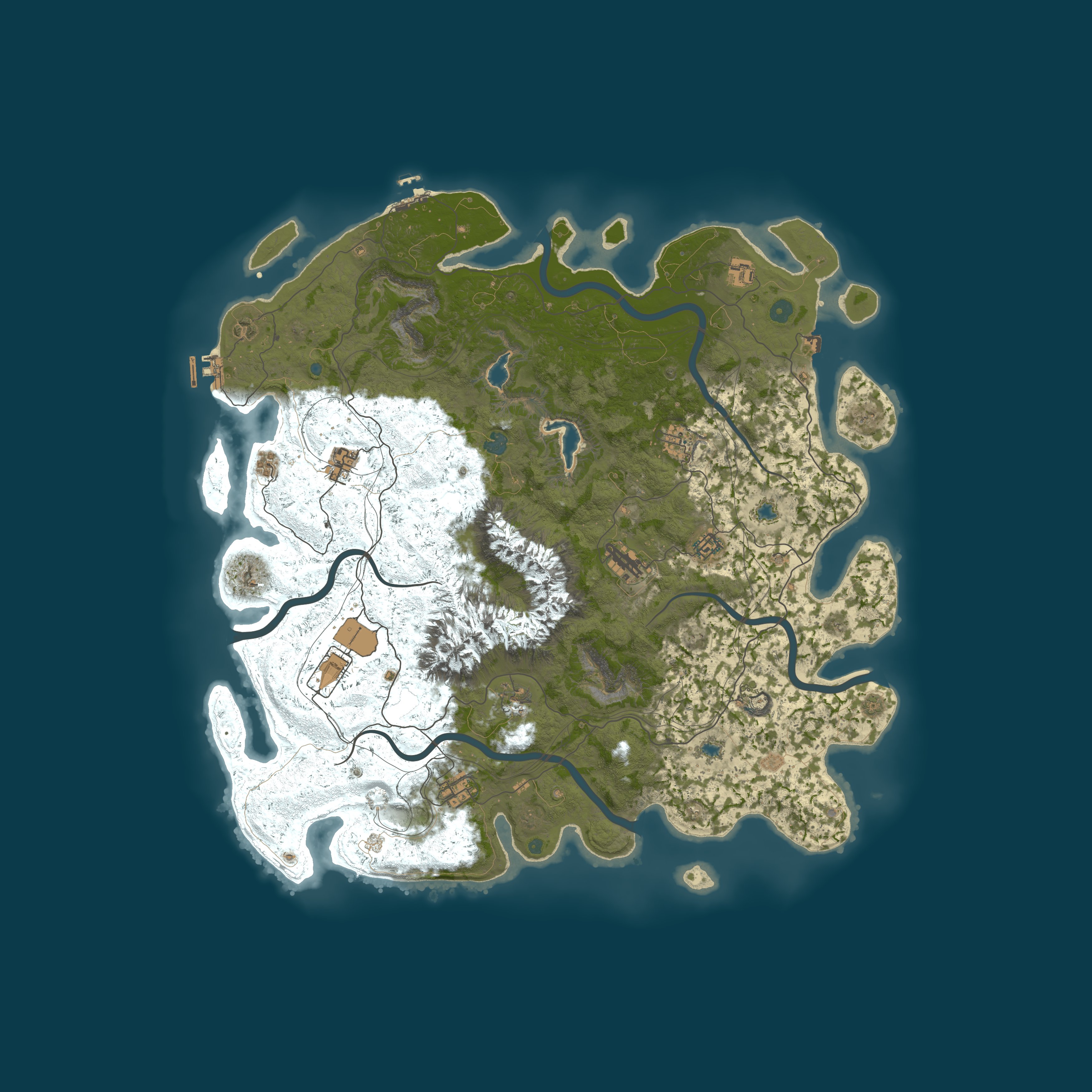 Map for Isle of Misfits PVE  • Skill Tree • Events •