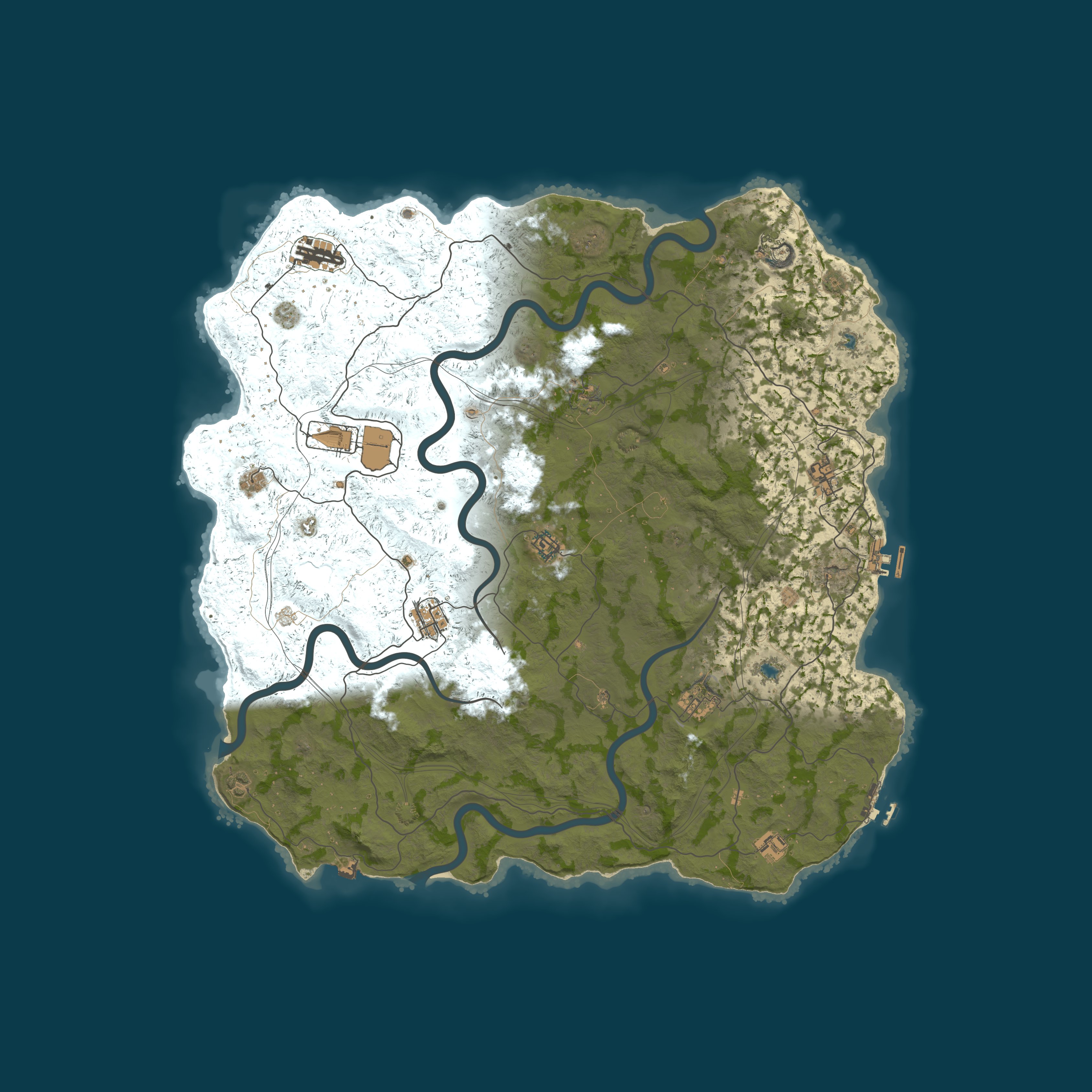 Map for EU Rustinity 2x Monthly Large Vanilla+ [No BP Wipes]