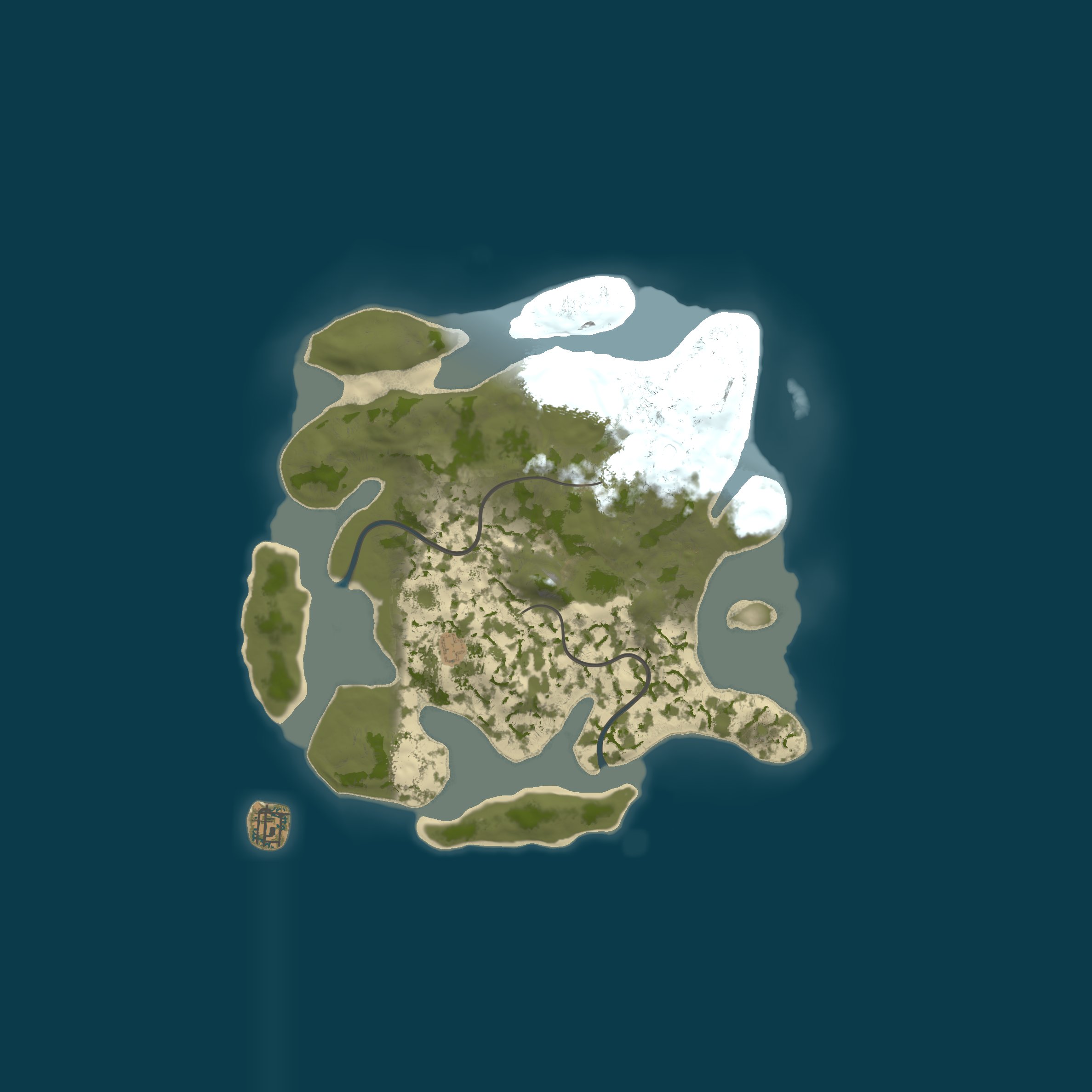 Map for RAVE RUST | X1000000 | PVP | BARREN | FPS+
