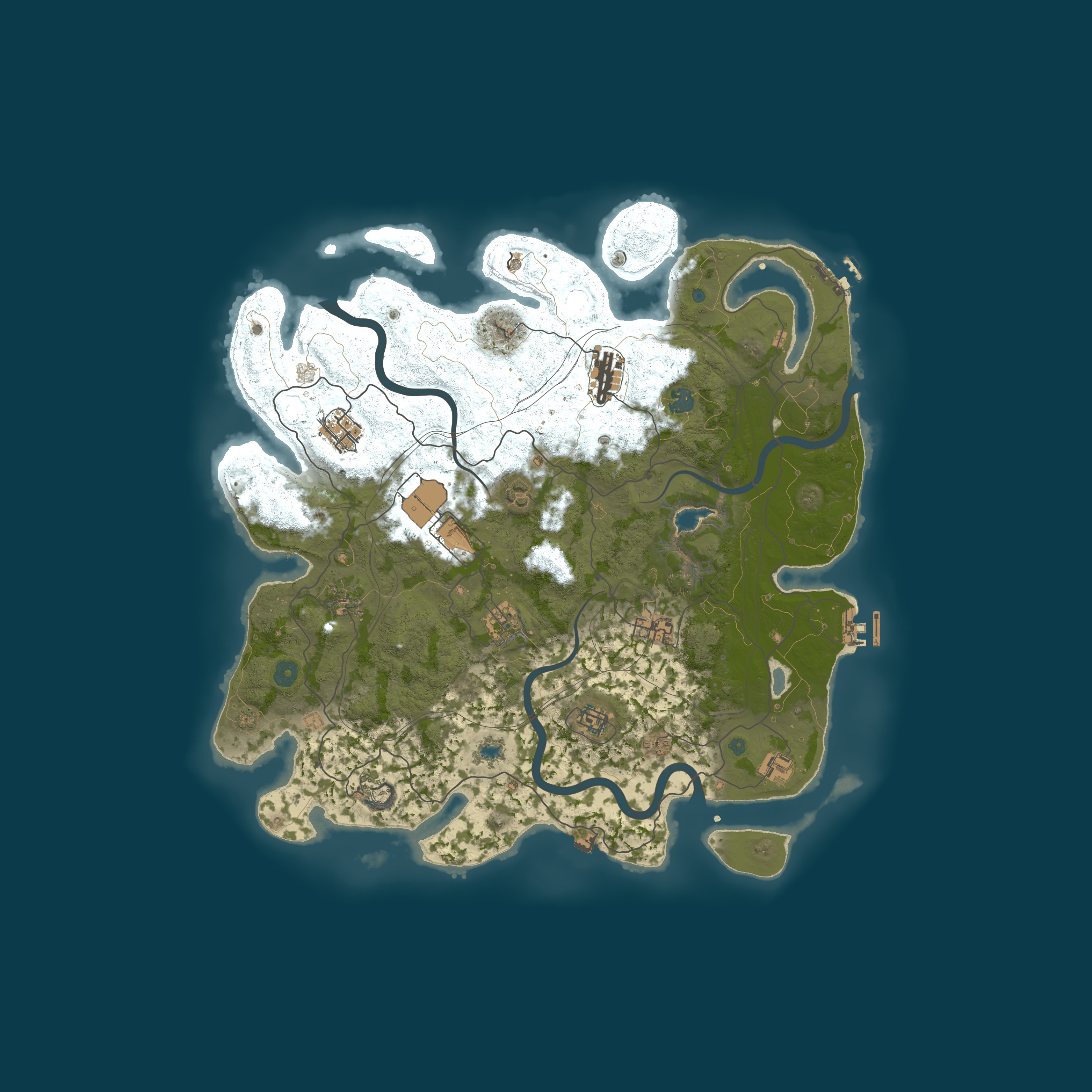 Procedural Map, size 4250, seed 1205446836