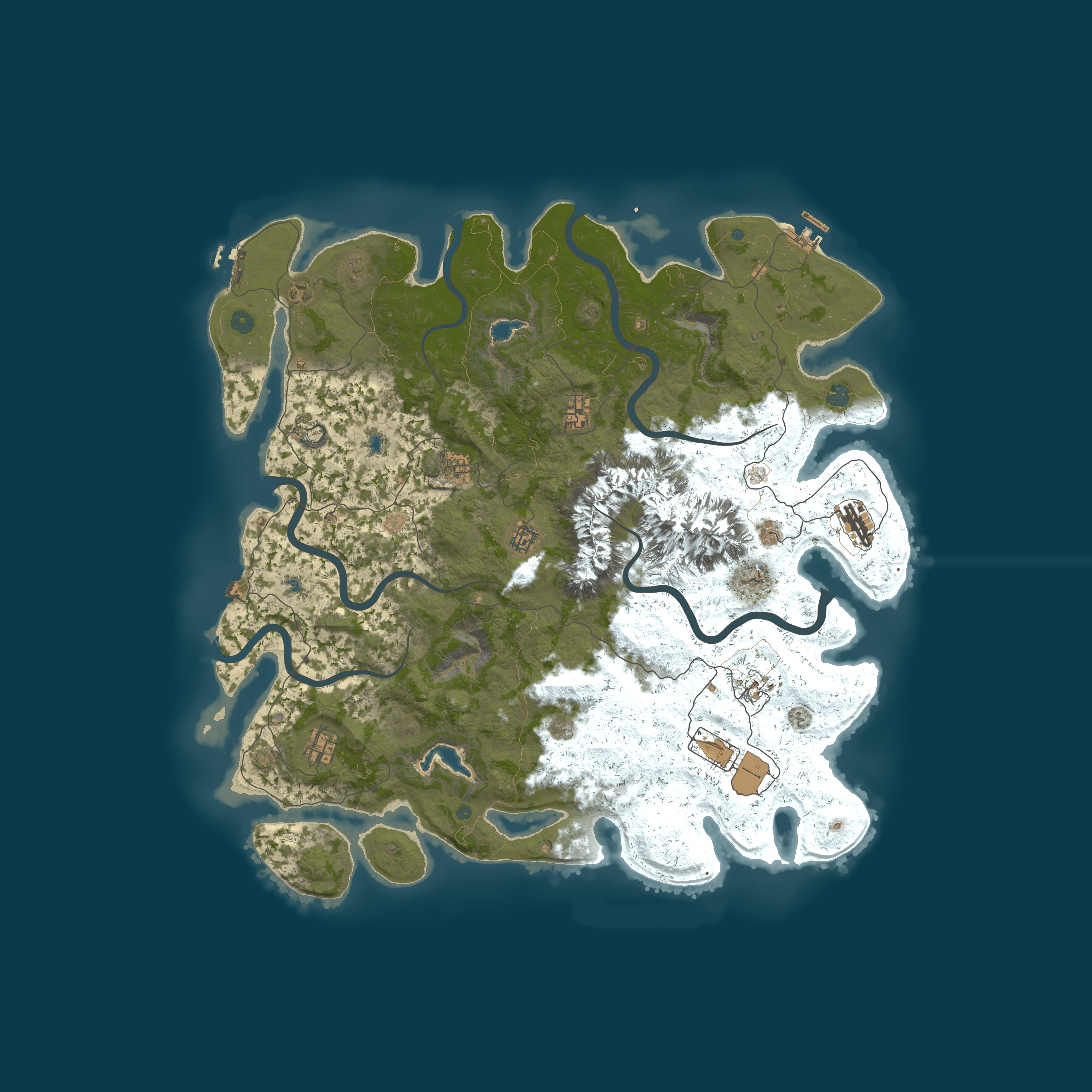 Map for Peace, Then War-Conquer the City | PVE, No Decay | Raidable Bas