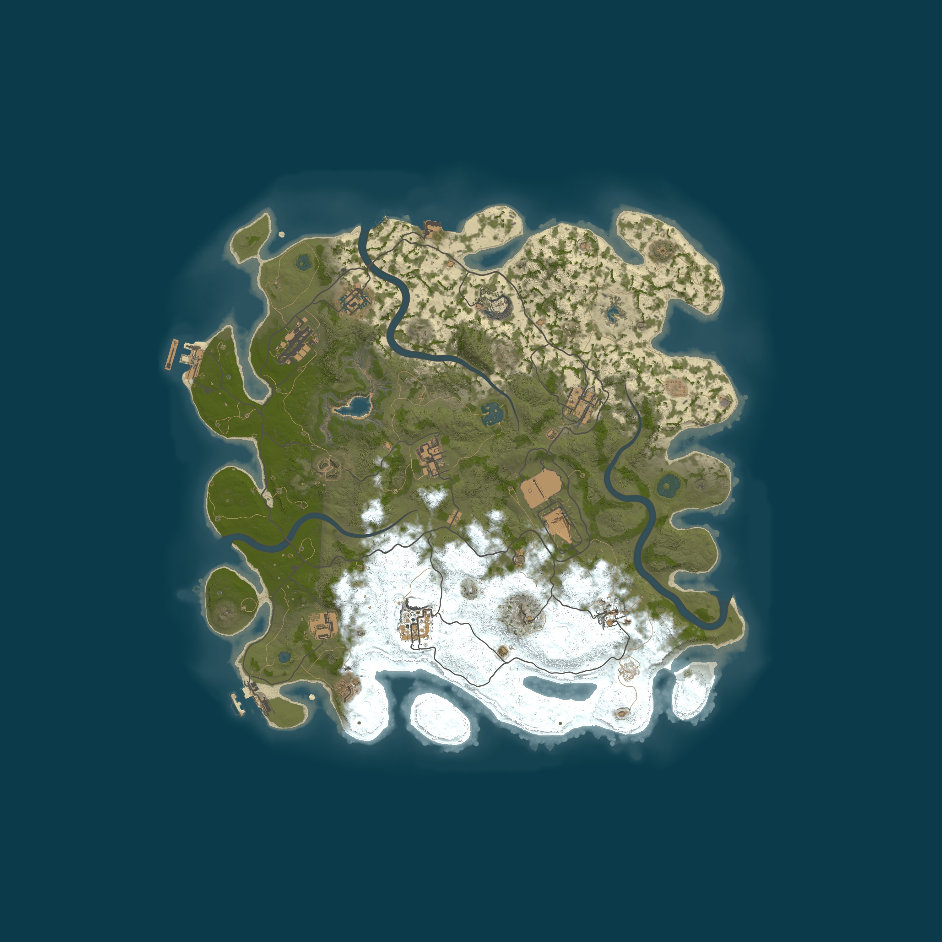Procedural Map, size 4000, seed 25846