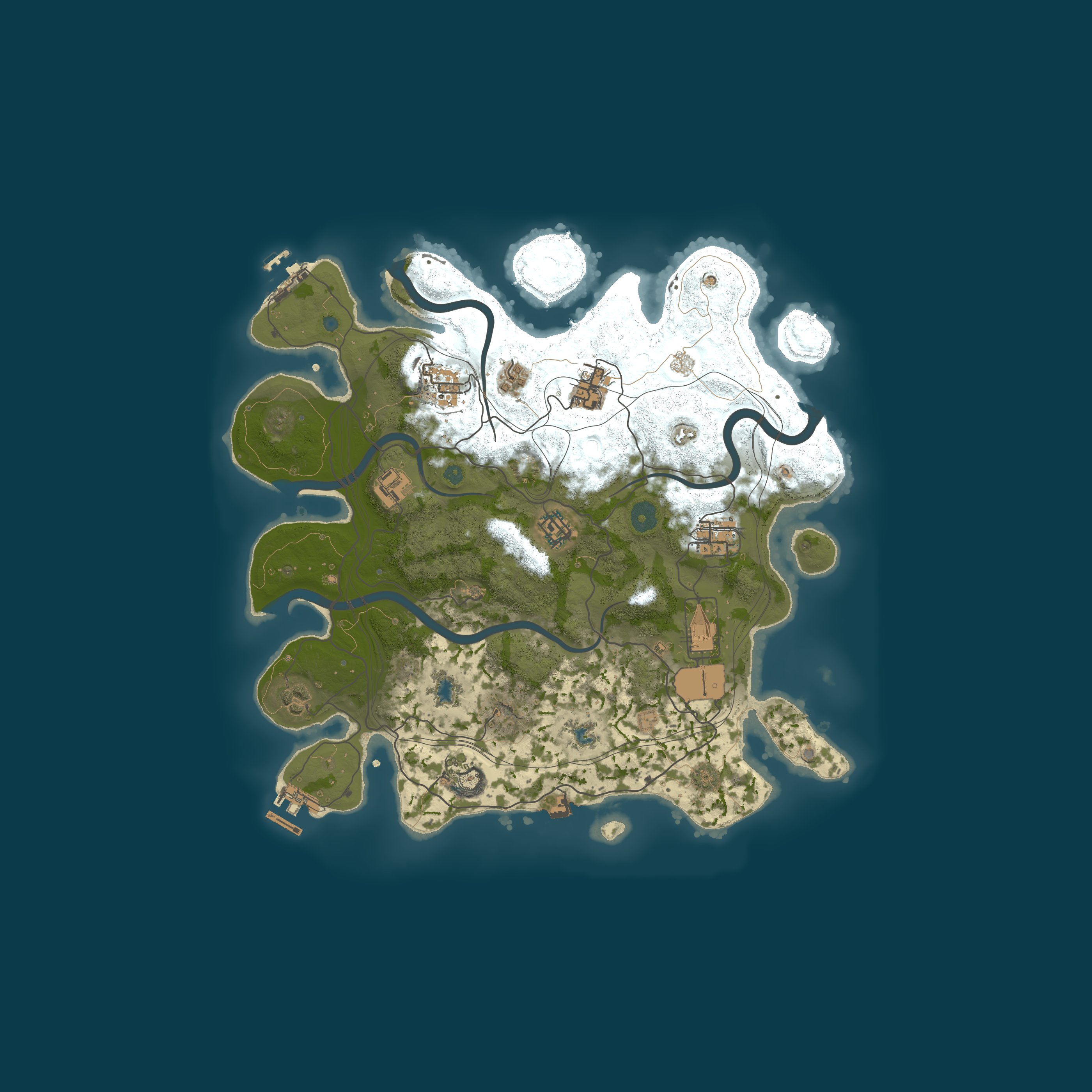 Rust map 3600/1337
