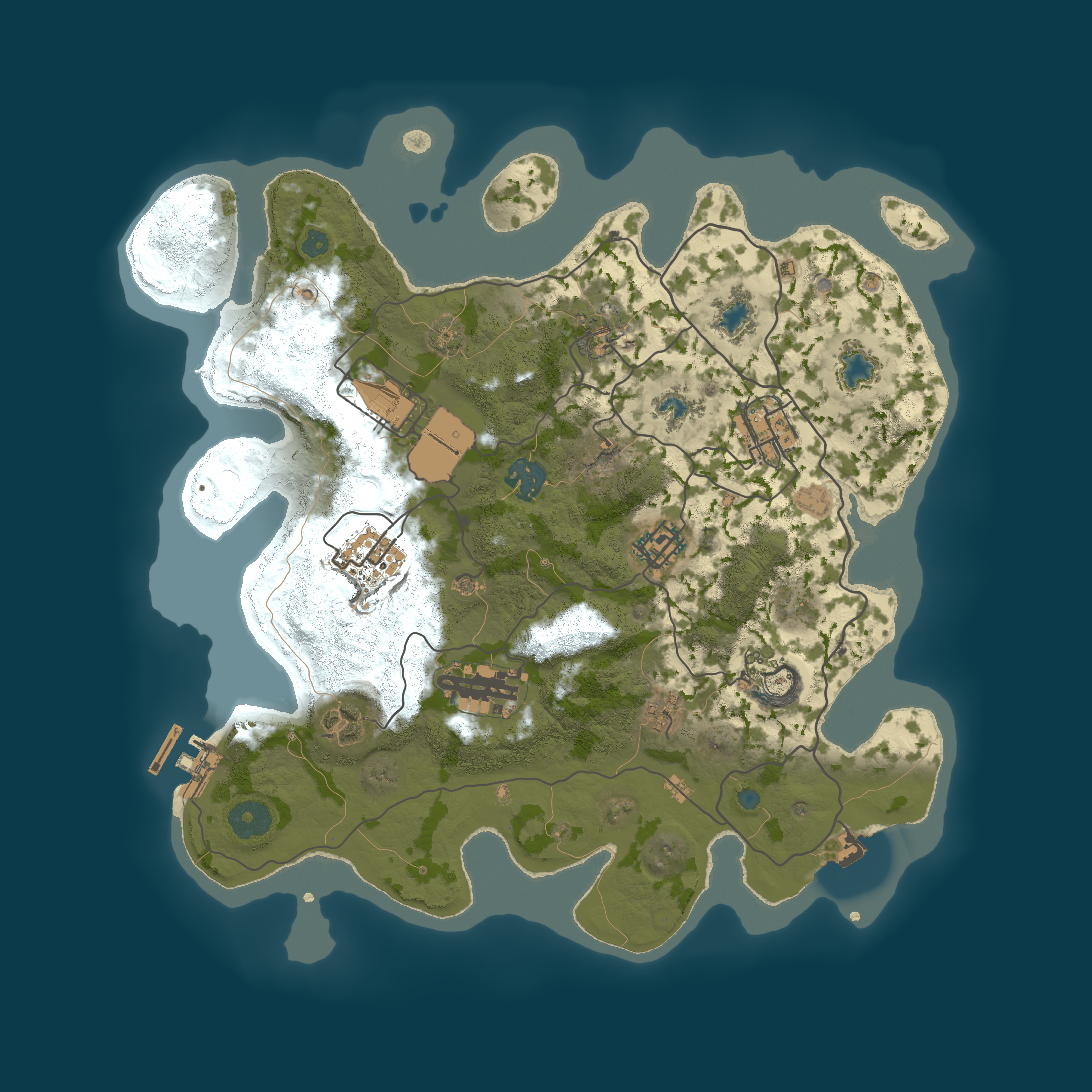 Map for PERFECT RUST [X1000 NOLIMIT SHOP LOOT+ FPS+]