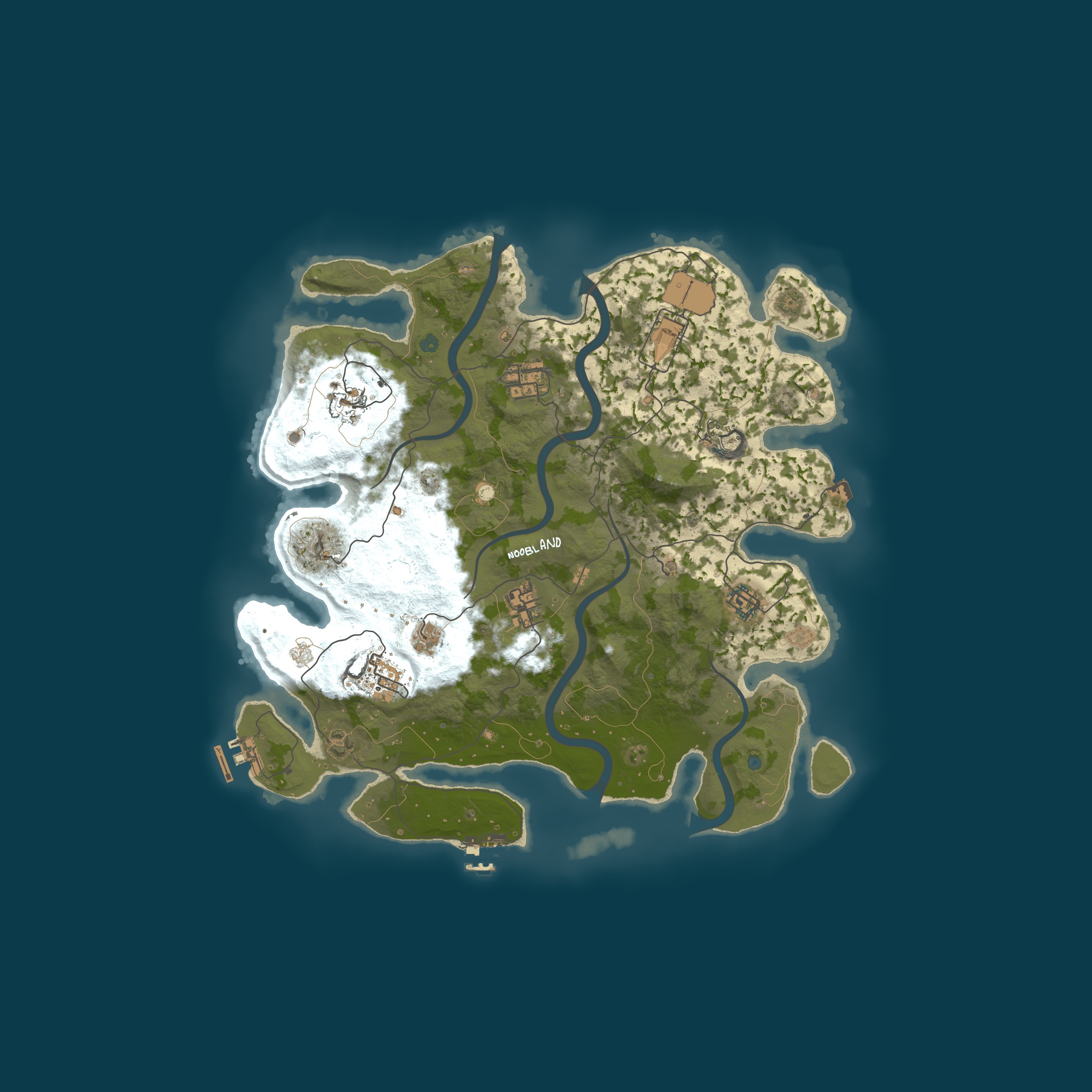 Map for A Rust Server