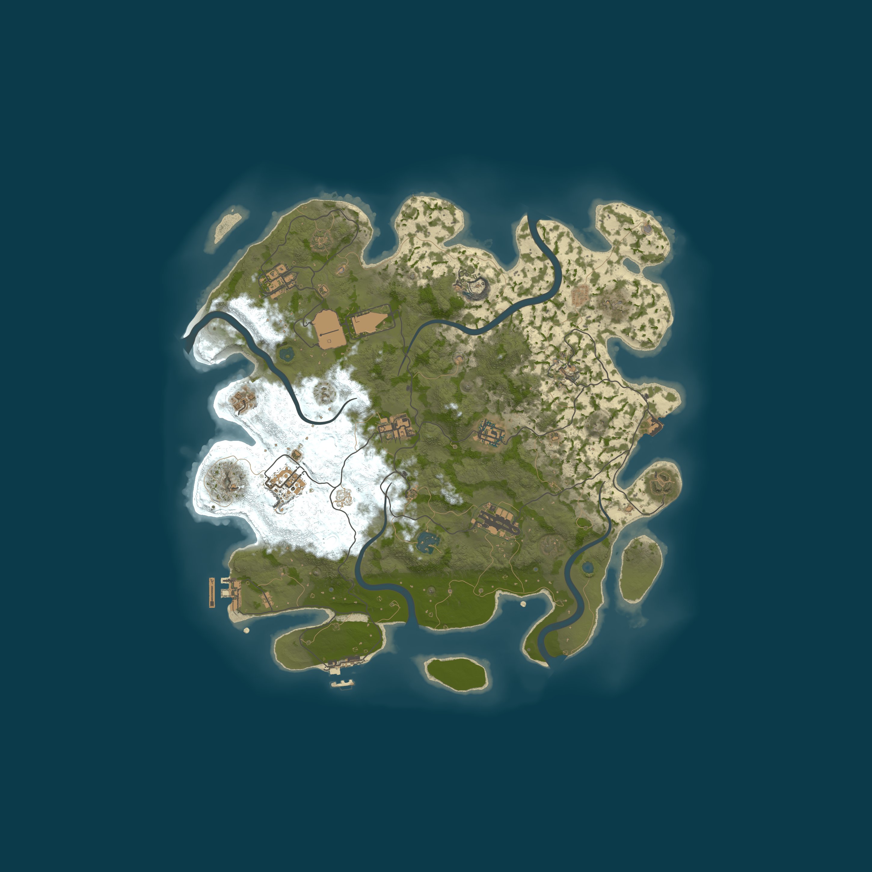 Map for №[6] D2S Apocalypse 2X-10X PvE Night Zombies