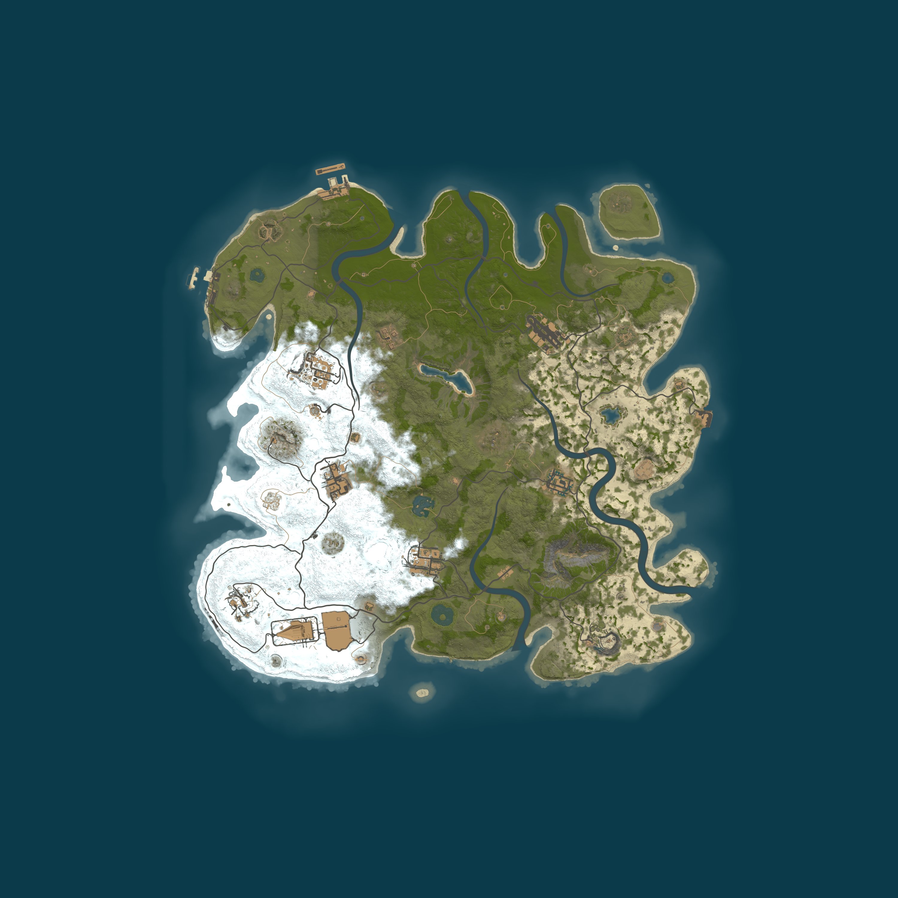 Map for Island of Dr Moreau | Long | 50% Upkeep | BP 5/7 | 4M/BPs