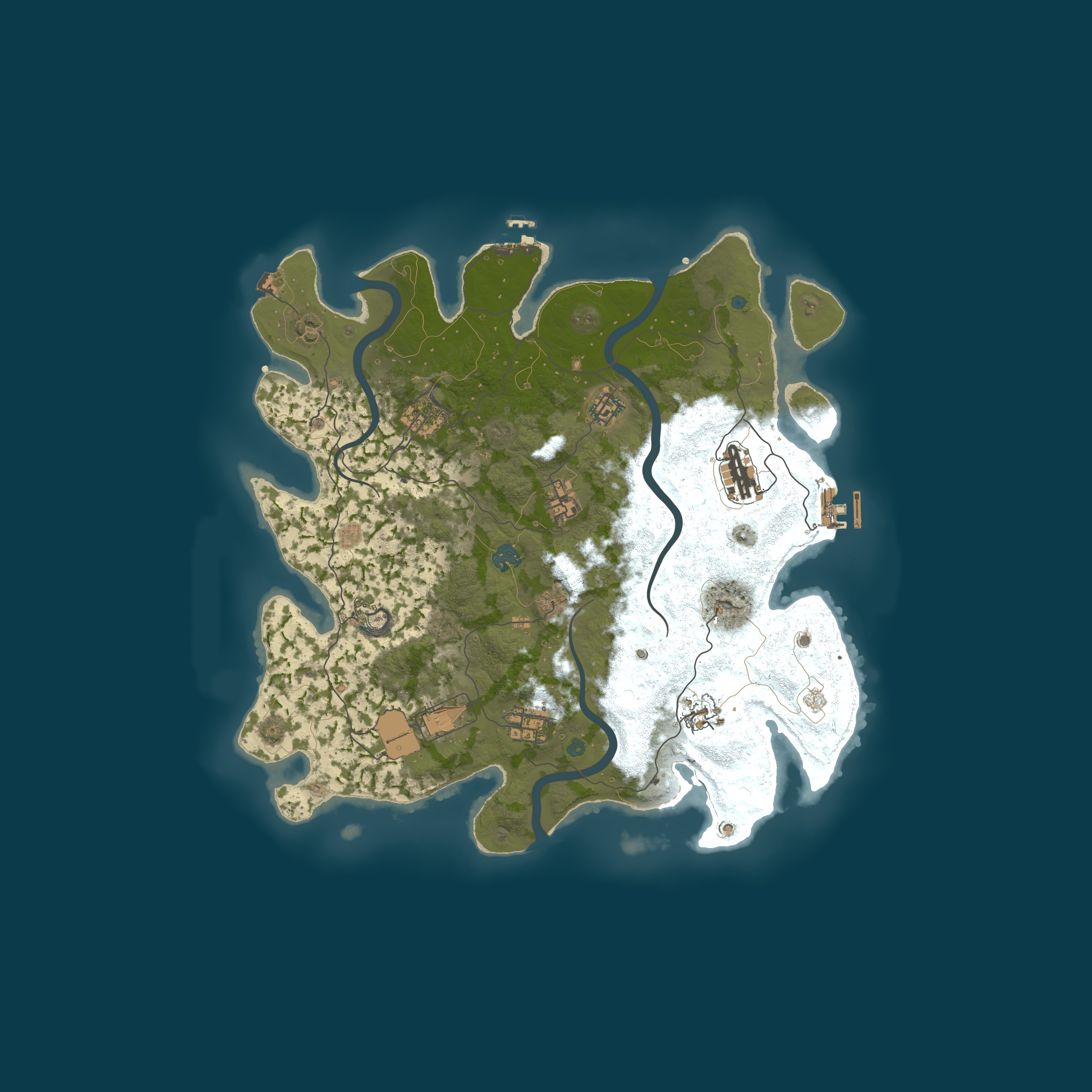 Map for [PVE] Rusty Trombone [X10|Raidable Bases|NPC's|KITS|TP][EU]