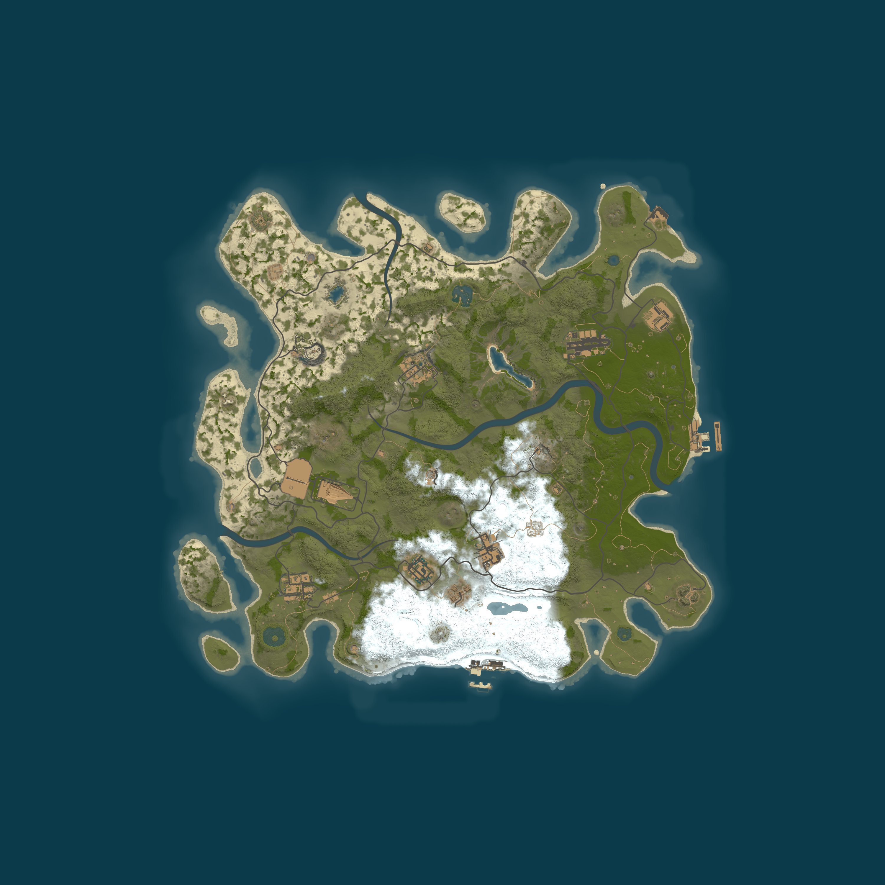 Map for APEX WASTELANDS Vanila + Noob Friendly