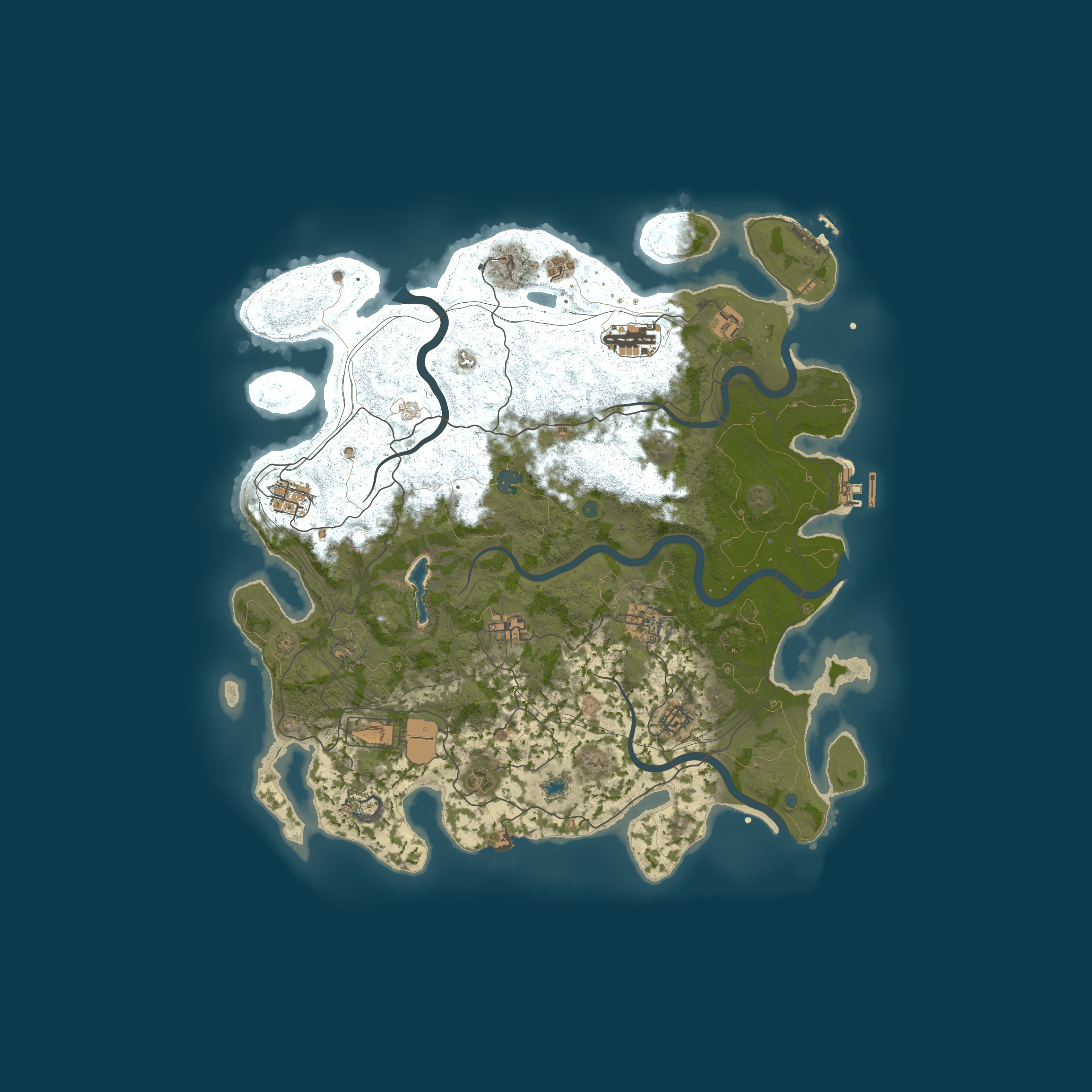Procedural Map, size 4300, seed 620124842
