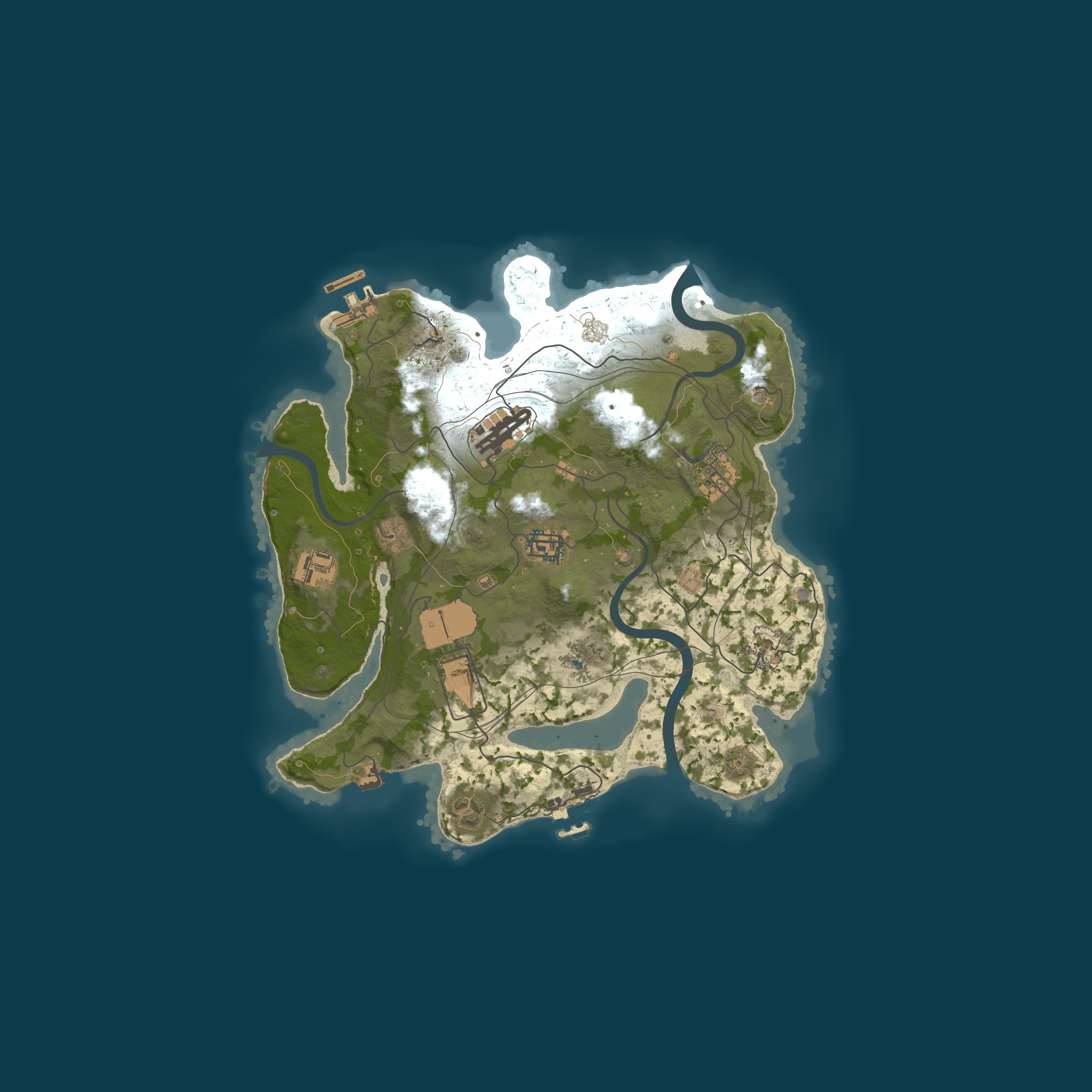Custom Map, size 3000, seed 1