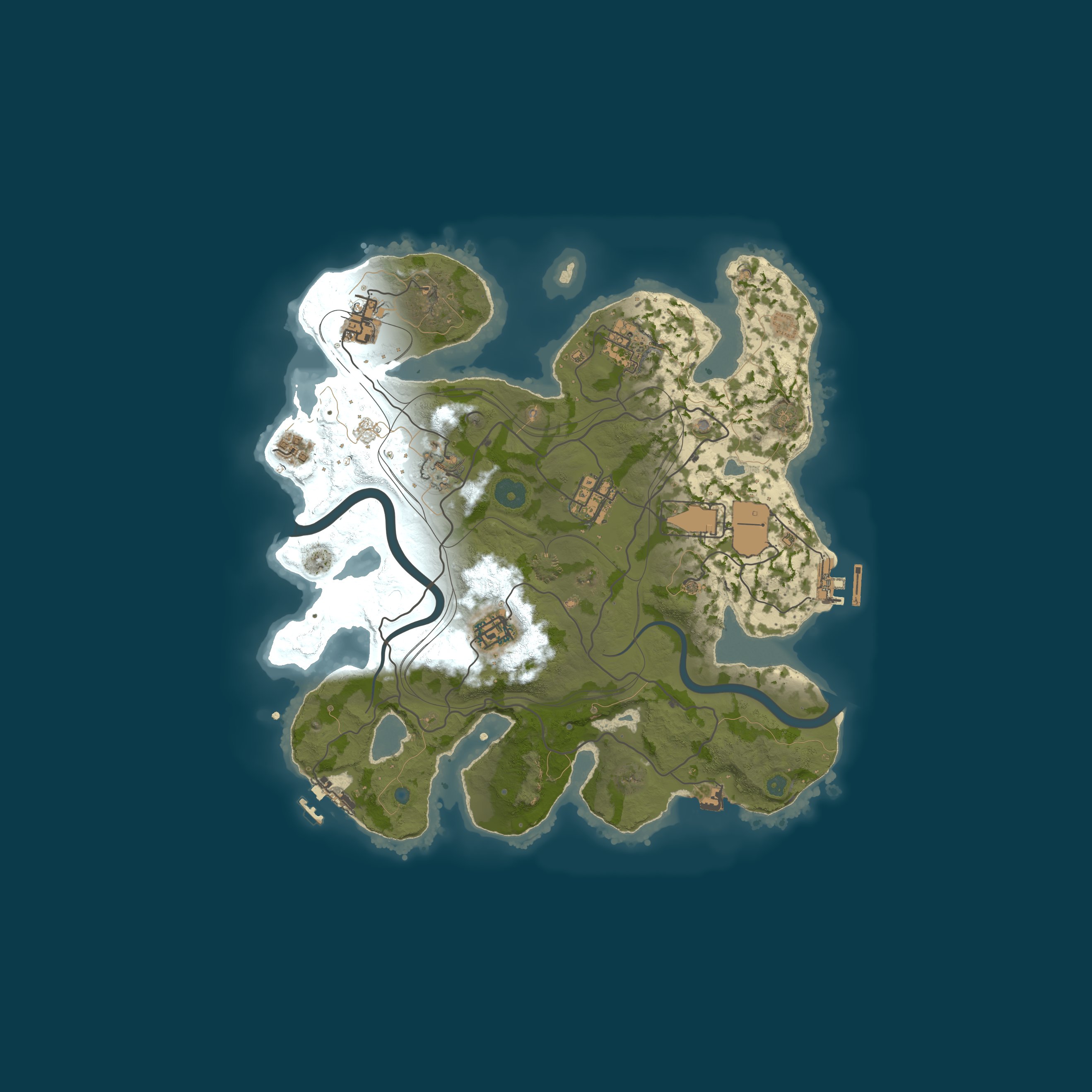 Map for [FR] [EU] RUST-PACIFIC | RAID TIME | SOLO/DUO/TRIO/QUAD