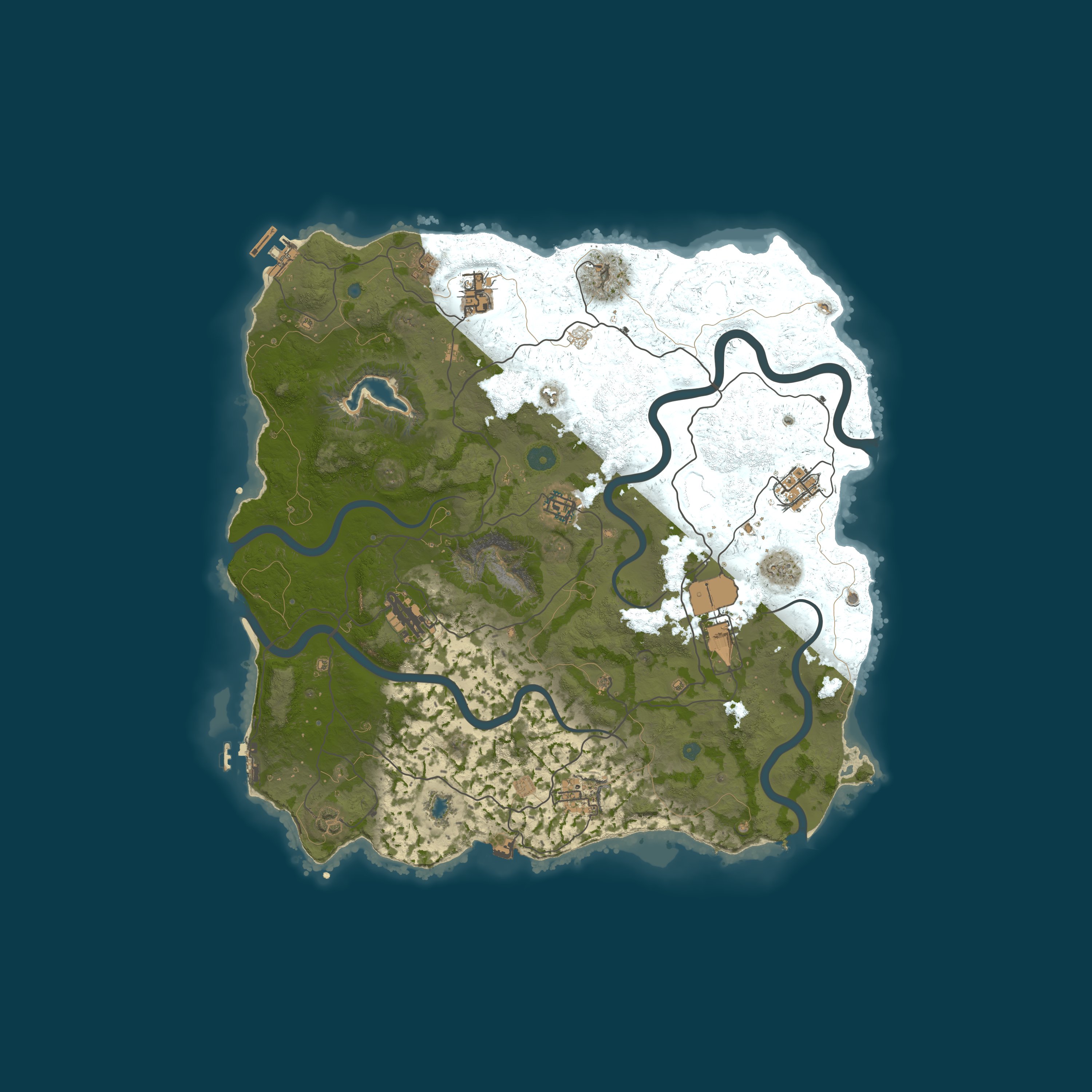 Карта сервера