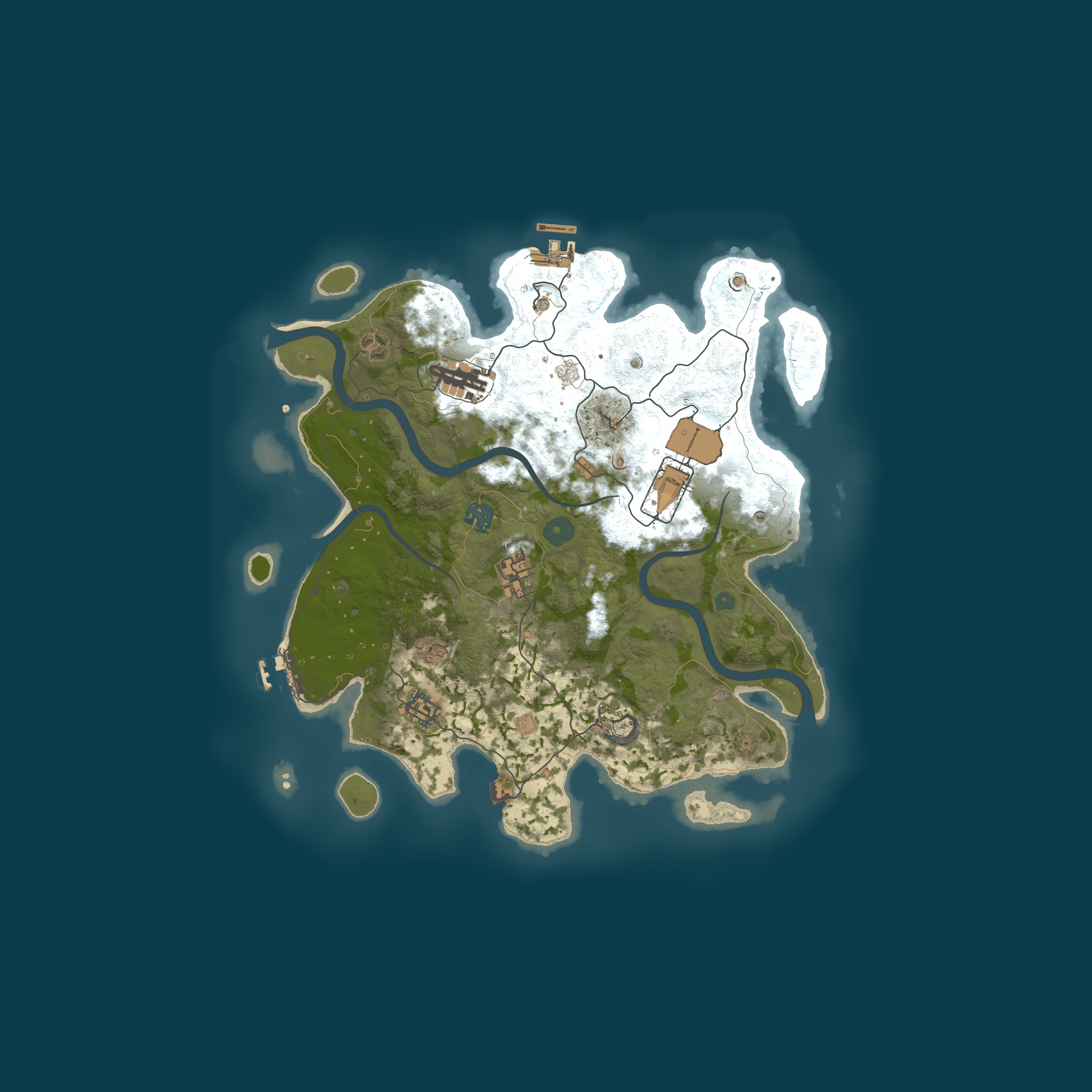Map for Trinity Community Rust | PVP | Discord Whitelist | Biweekly | 5