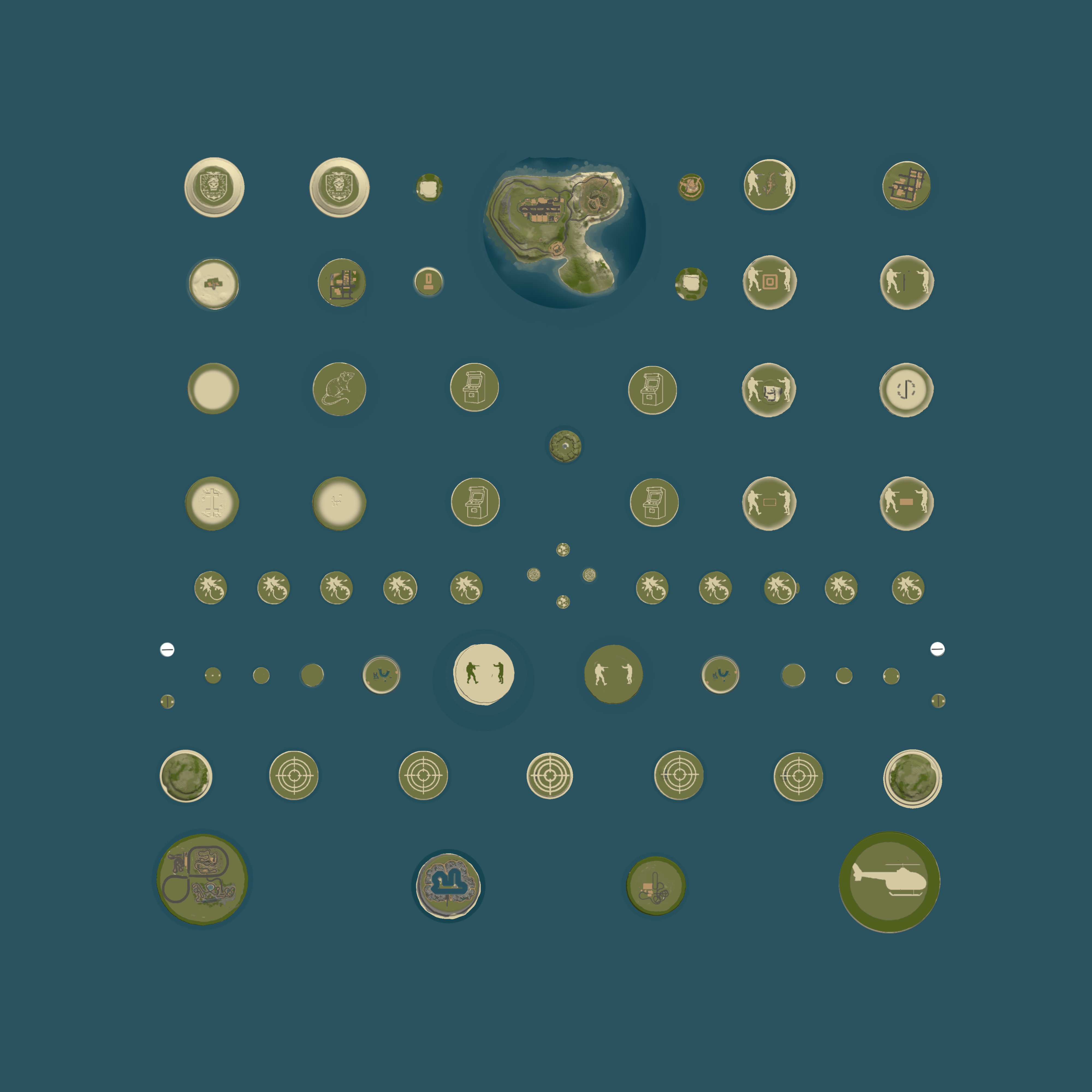 Map for Slackers Training: Aimtrain/FFA/Gun Game/Battle Royale/Minigame