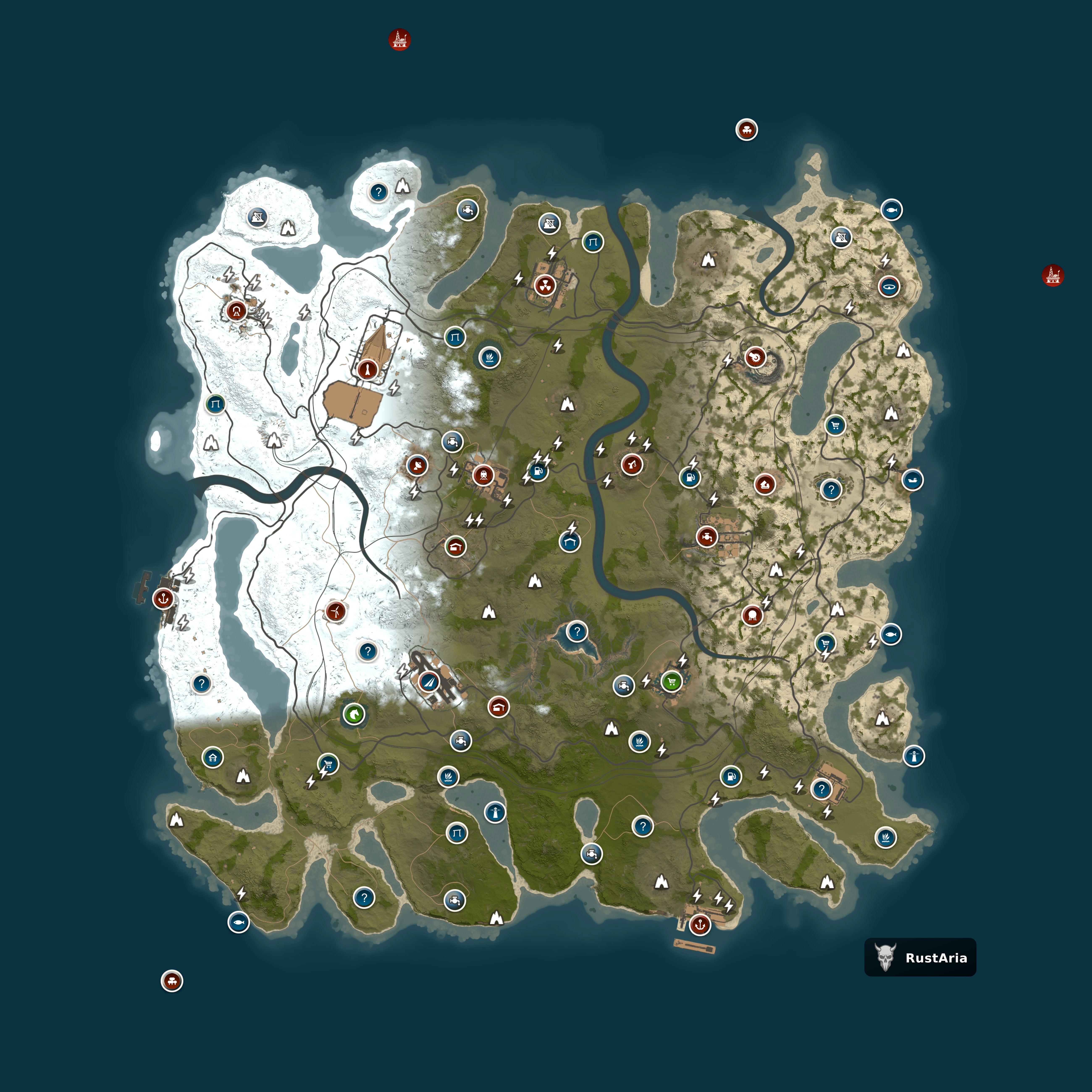 RustAria.ru Classic map map