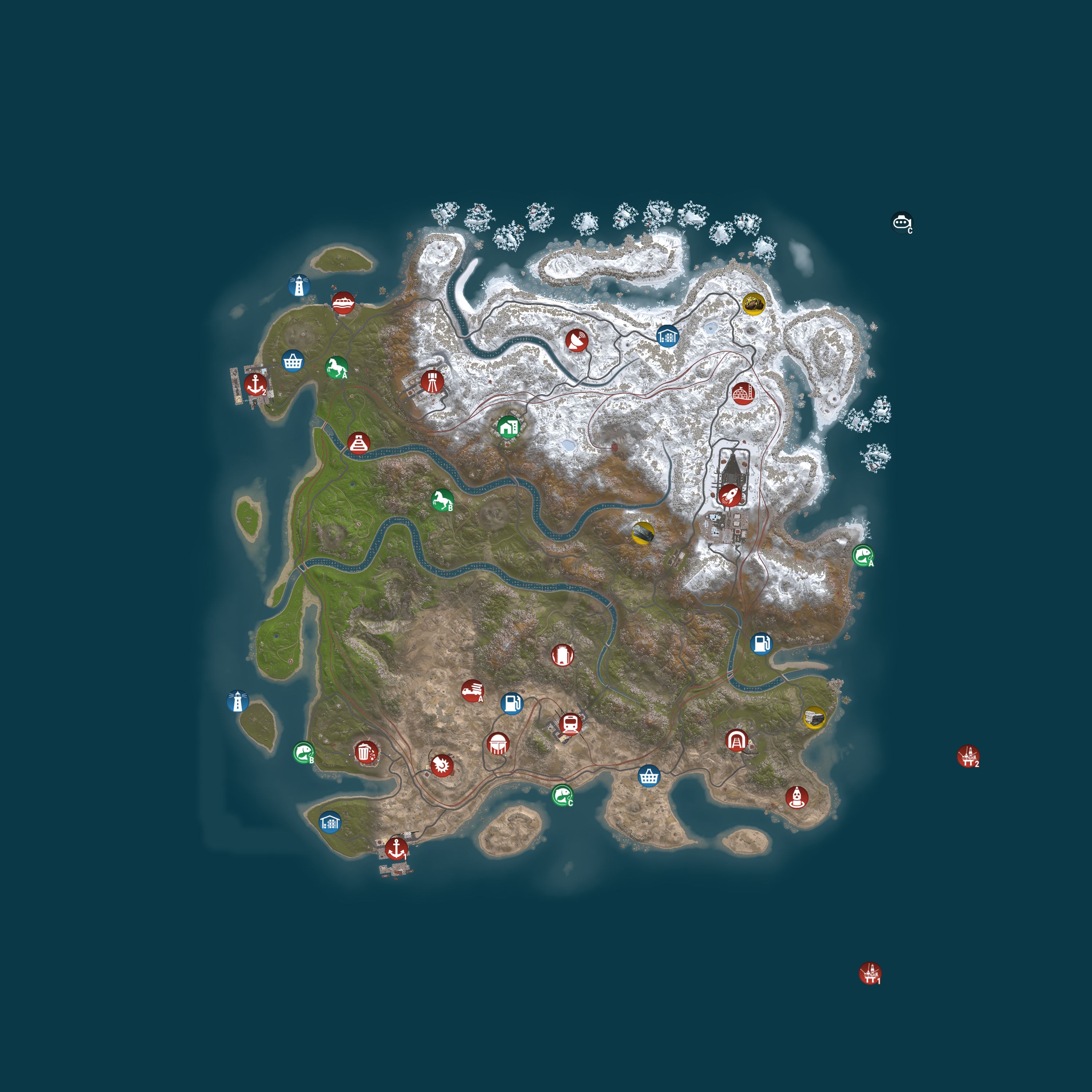 Map for Magic Rust #31 — Modded 2x (Solo/Duo) | Pyccкий