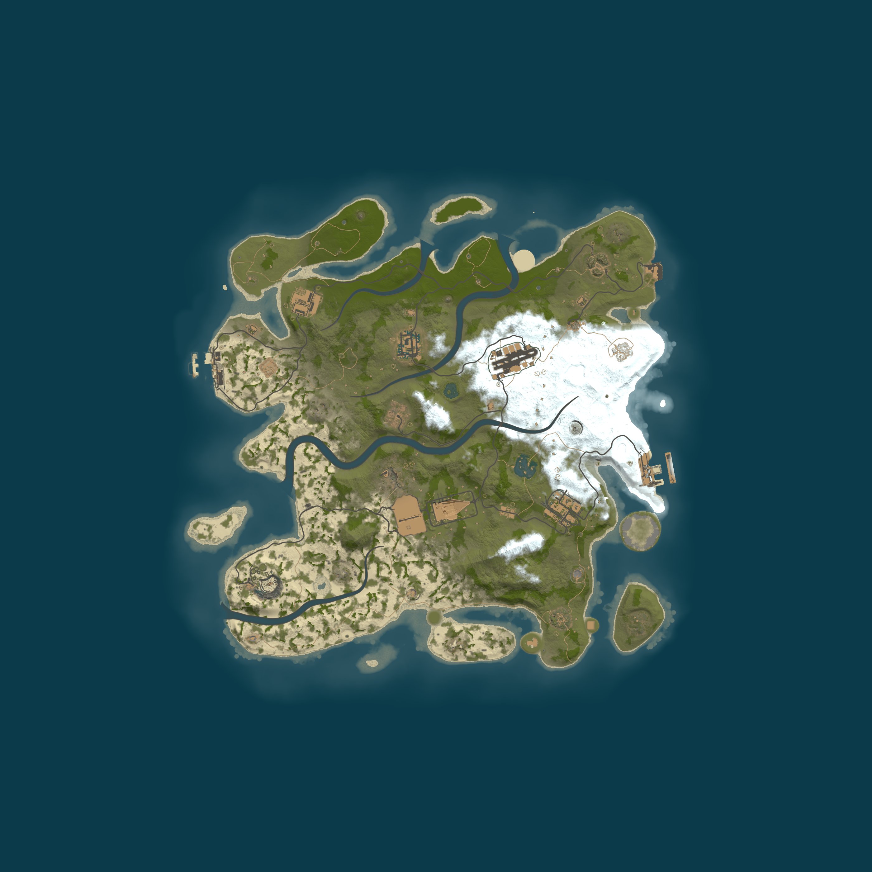 Rust map 3600/1337