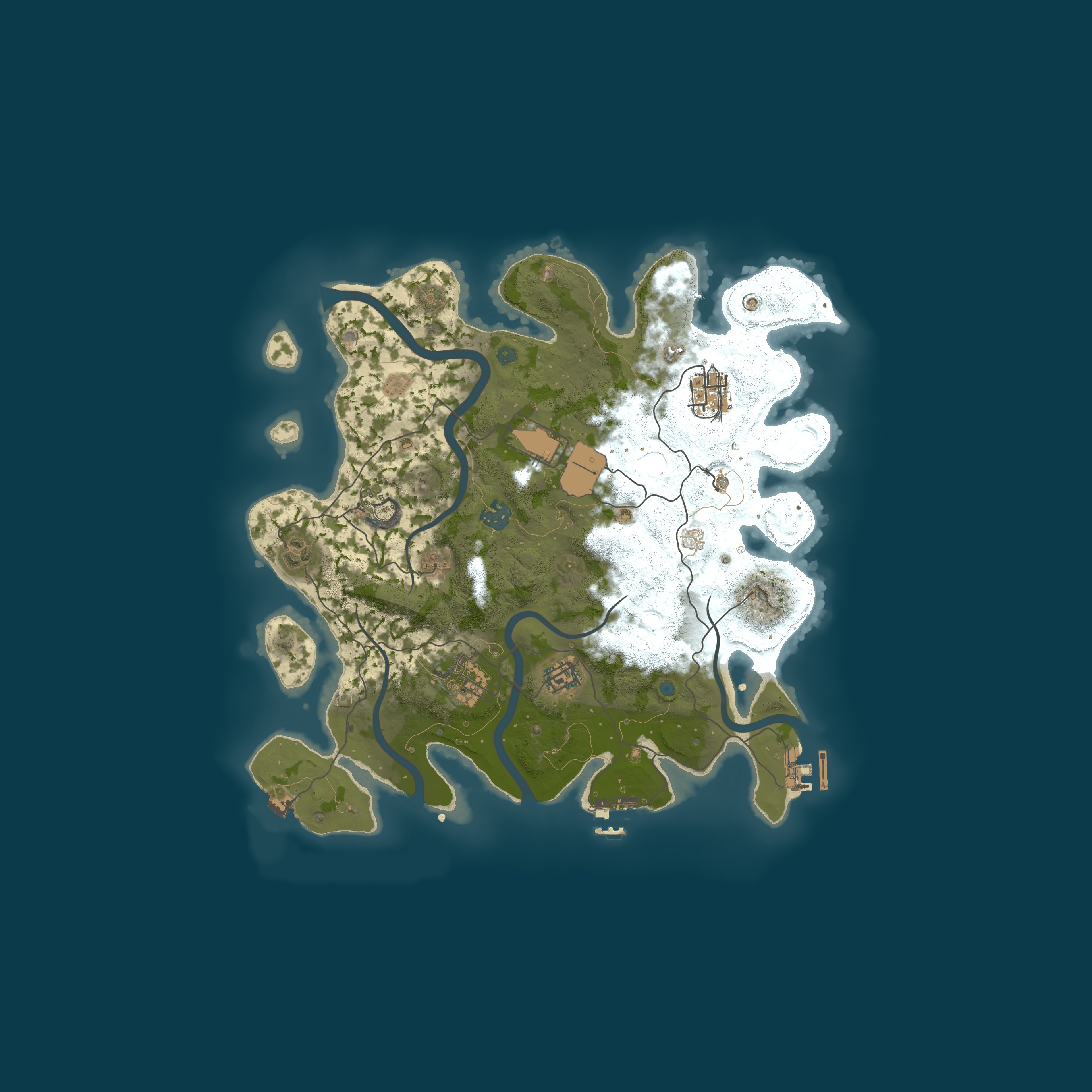 Map for RZMX RUST NO LIMITS PVE