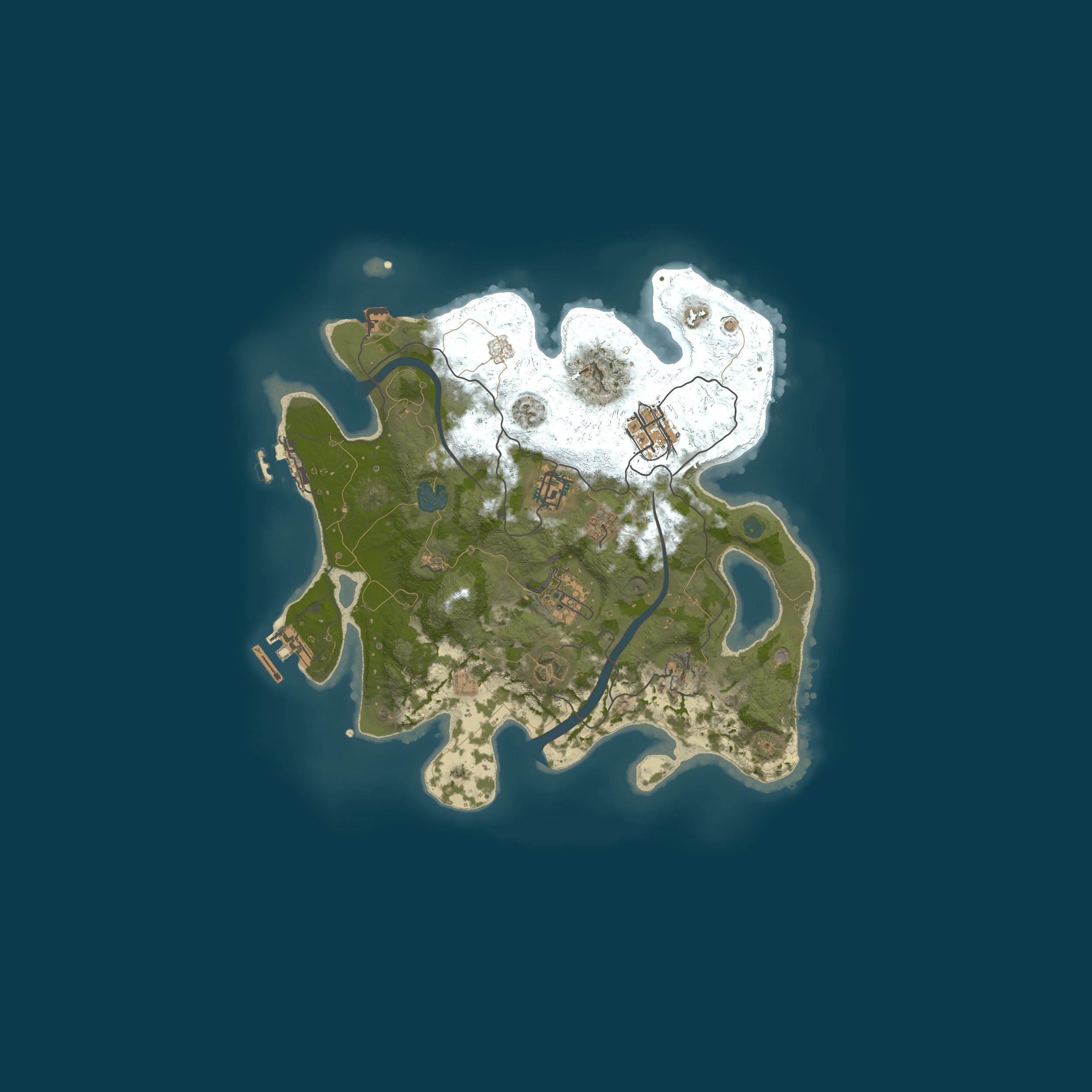Procedural Map, size 3000, seed 20414