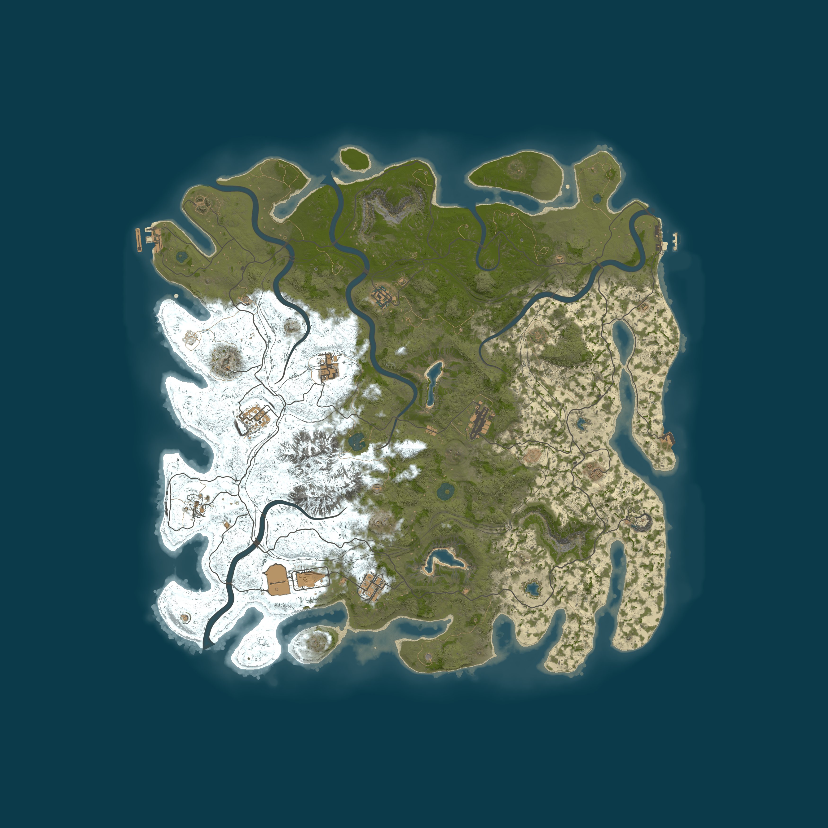 Map for COG Vanilla Rust Server