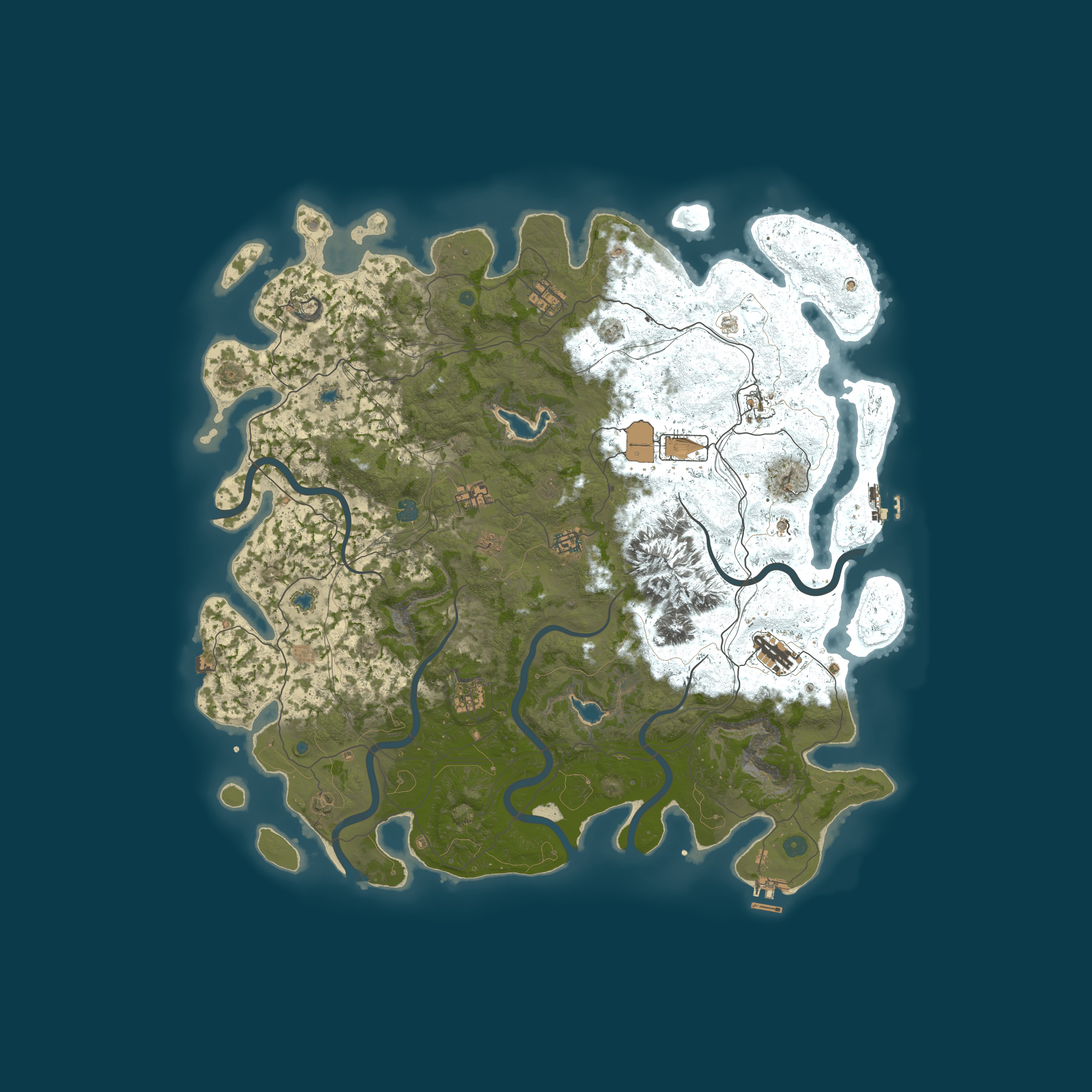 Custom Map, size 5000, seed 1337