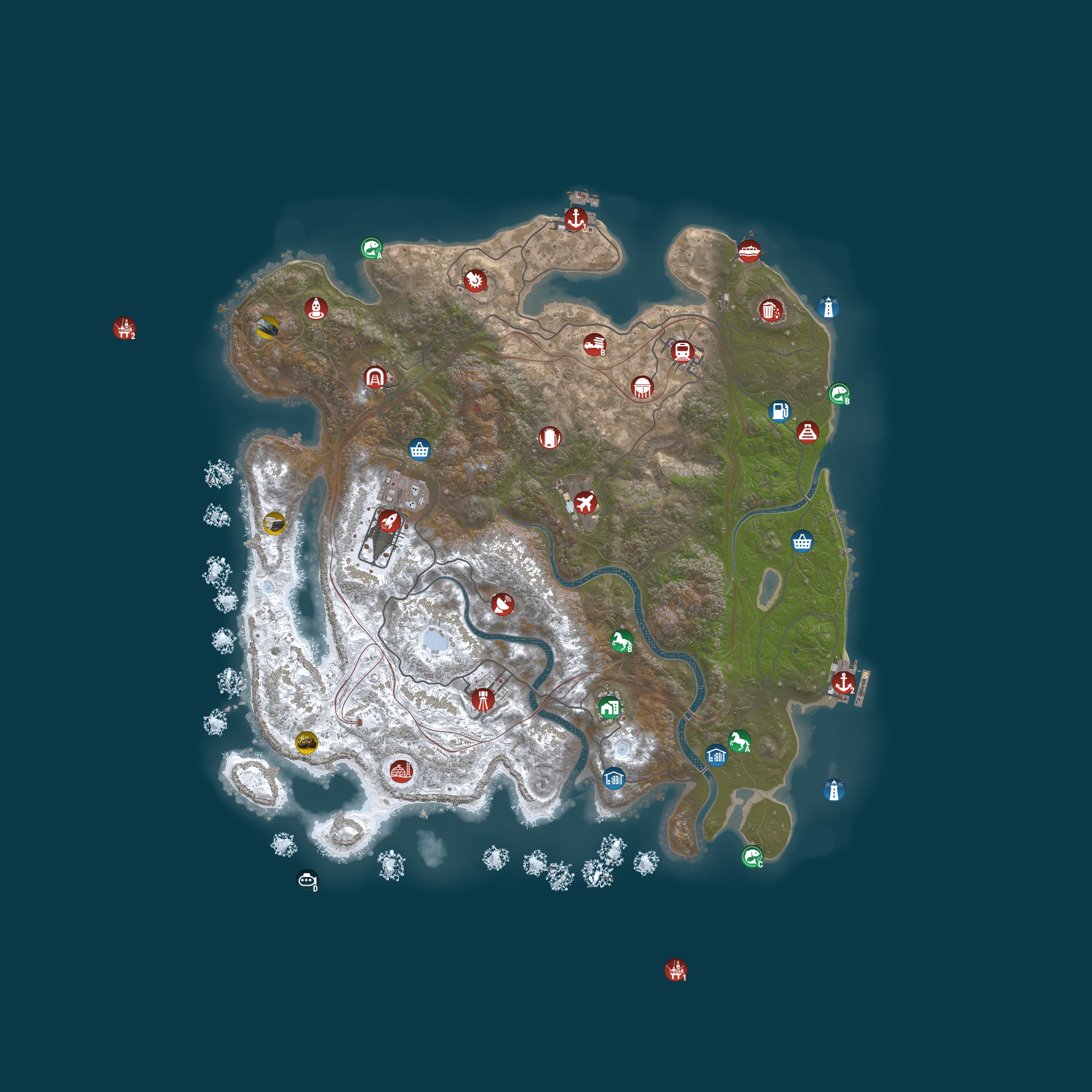 Map for Magic Rust #5 — Modded 2x (Solo/Duo) | Pyccкий