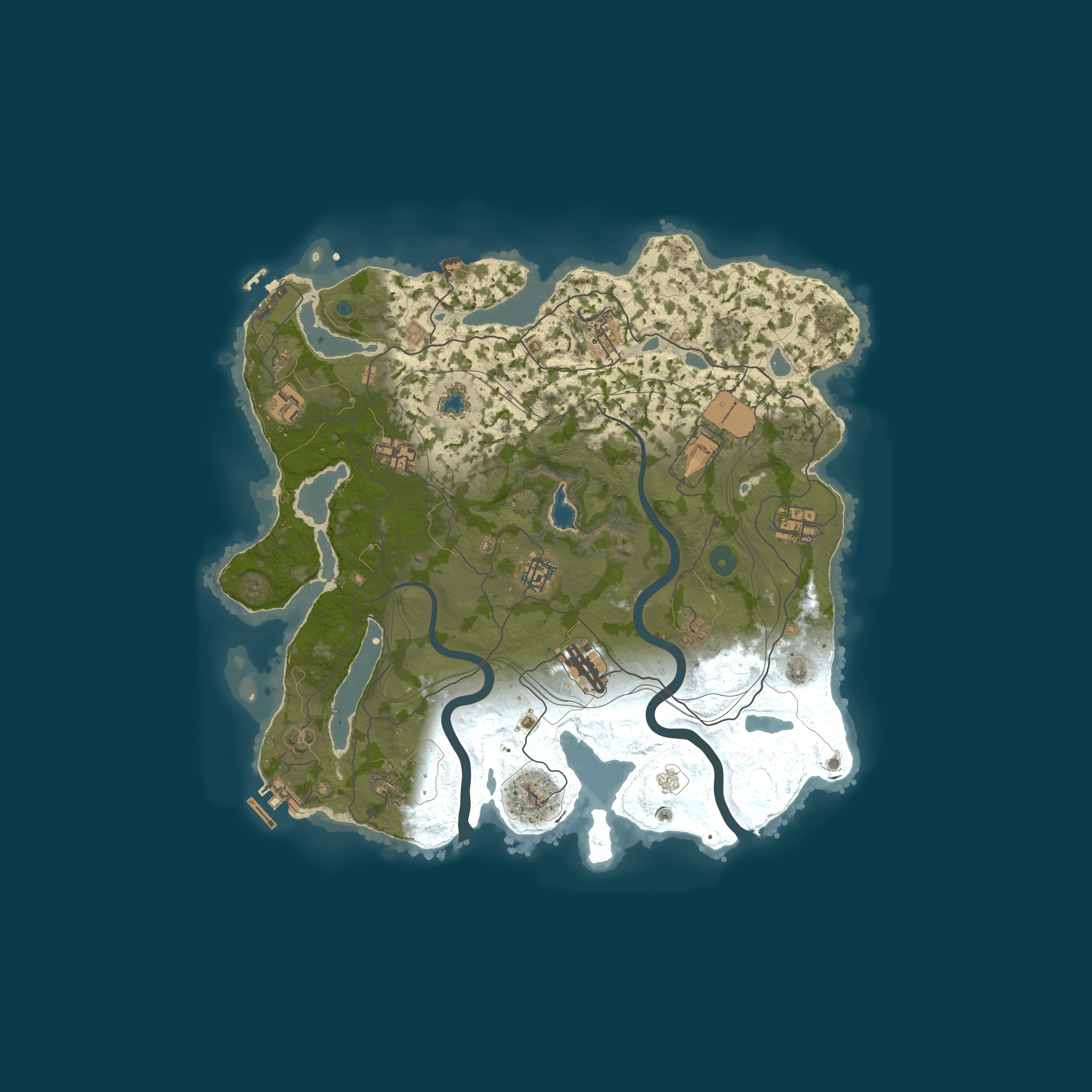 Rust map 3700/9146