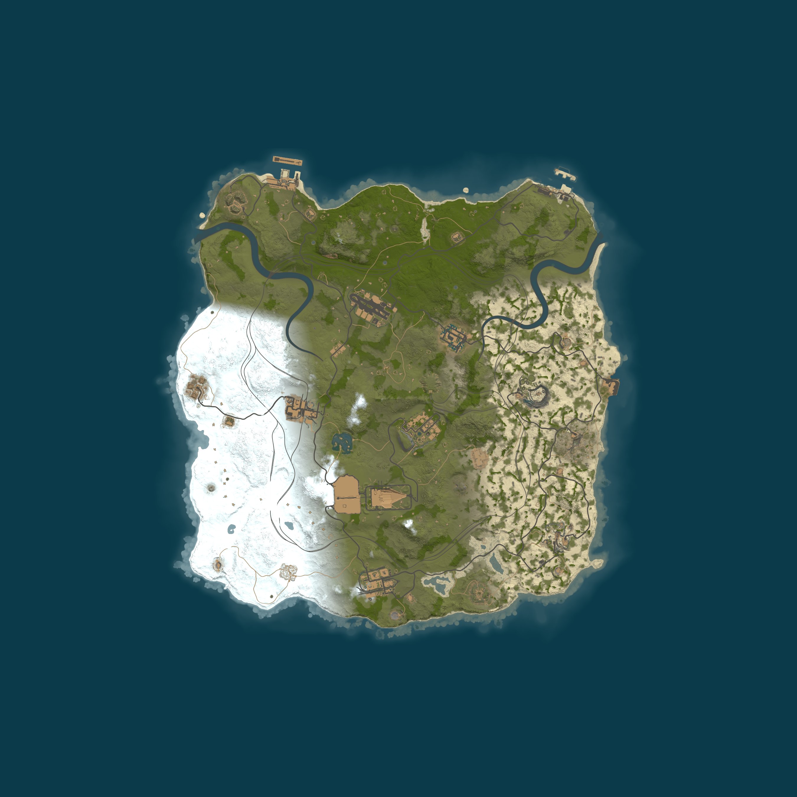 » kleine MAP alle Monumente «, size 3400, seed 1337